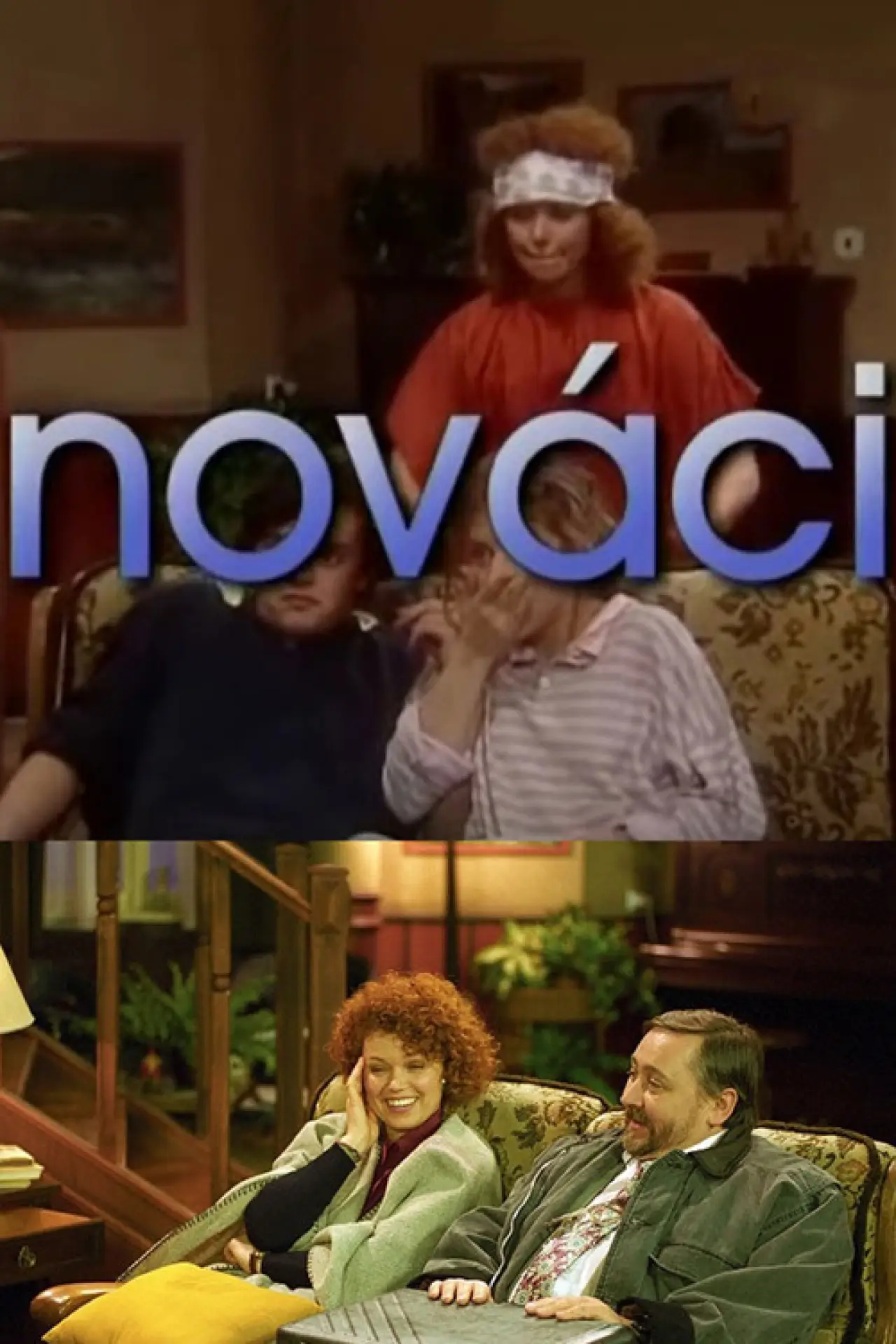 Plakat serialu "Nováci"
