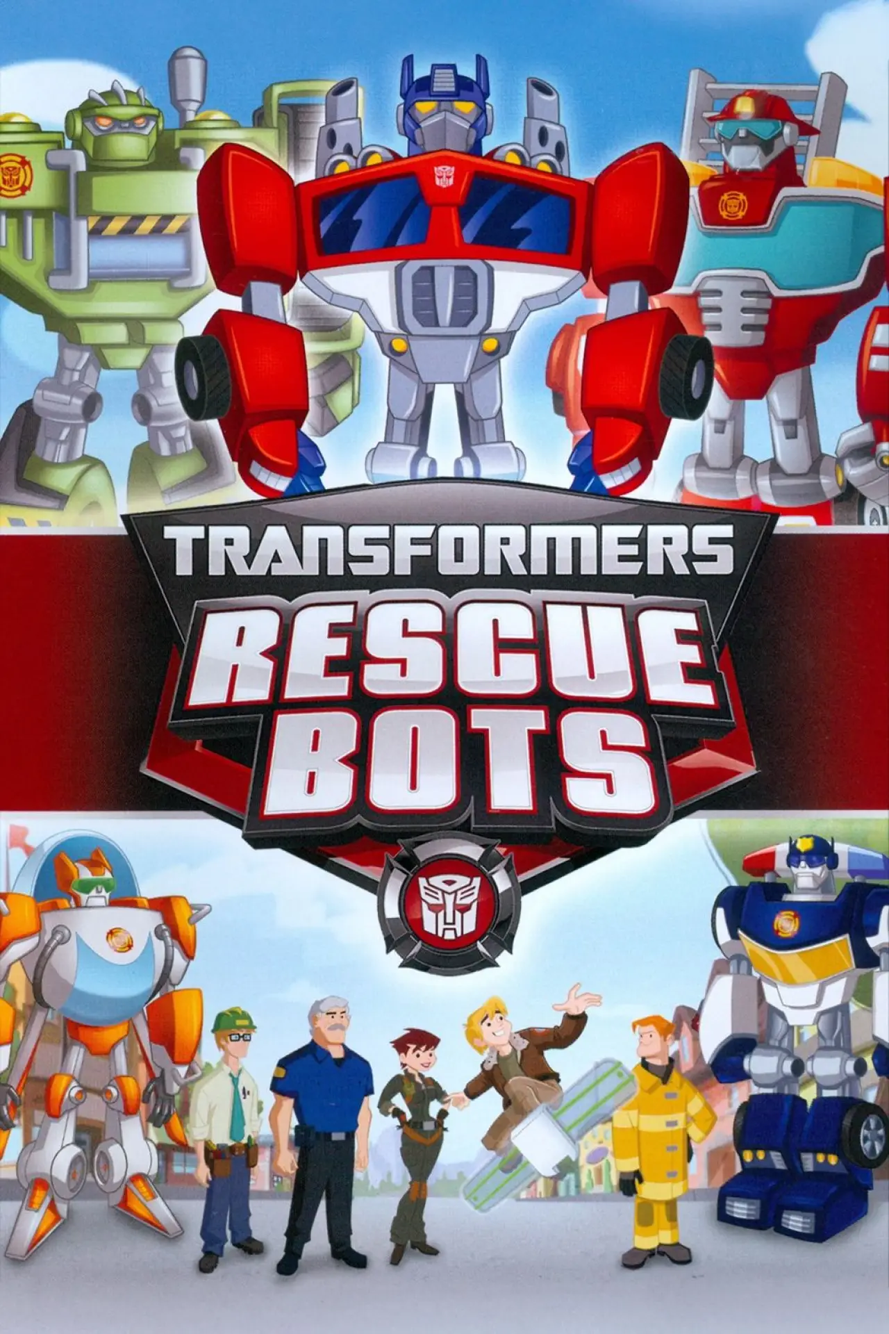Plakat serialu "Transformers: Rescue Bots"