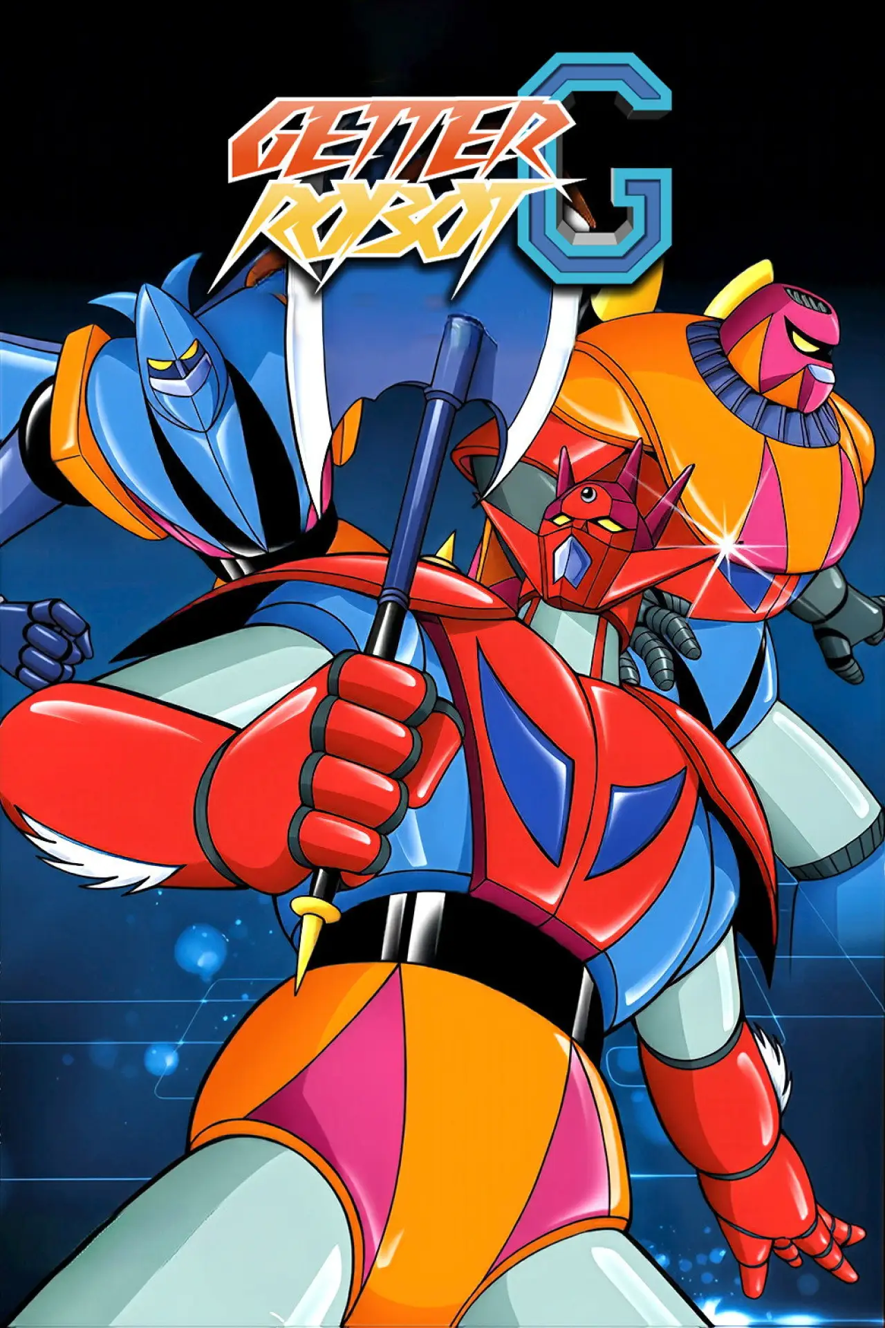 Plakat serialu "Getter Robo G"