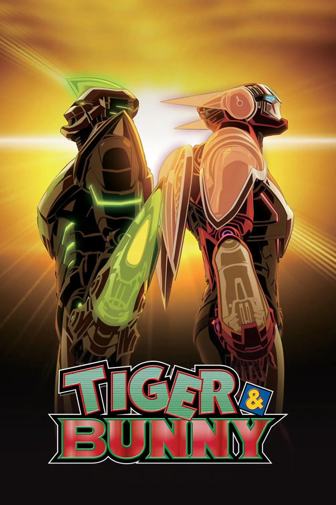 Plakat serialu "Tiger & Bunny"