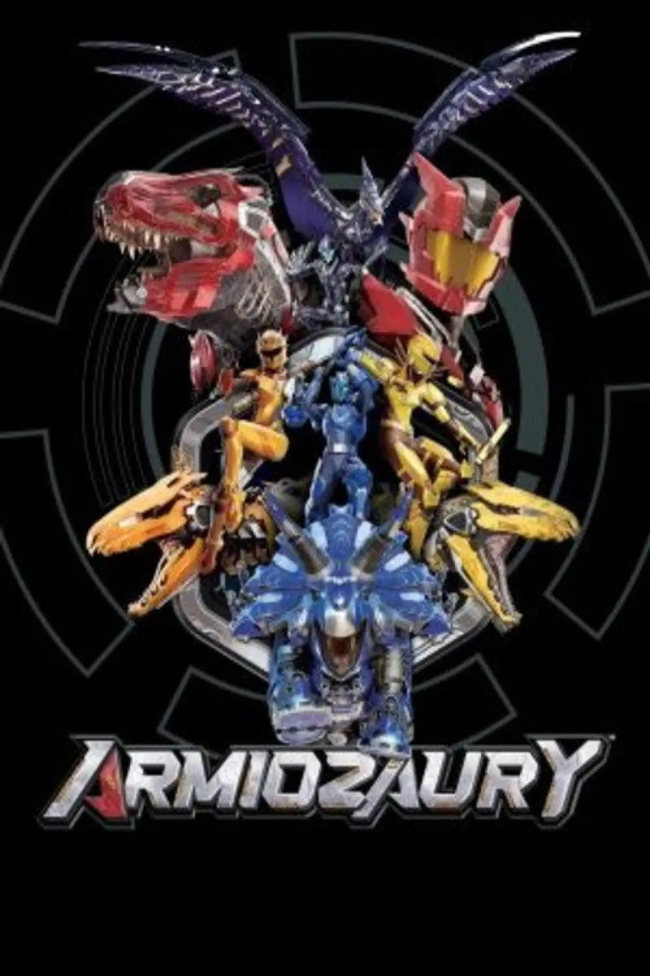 Plakat serialu "Armiozaury"