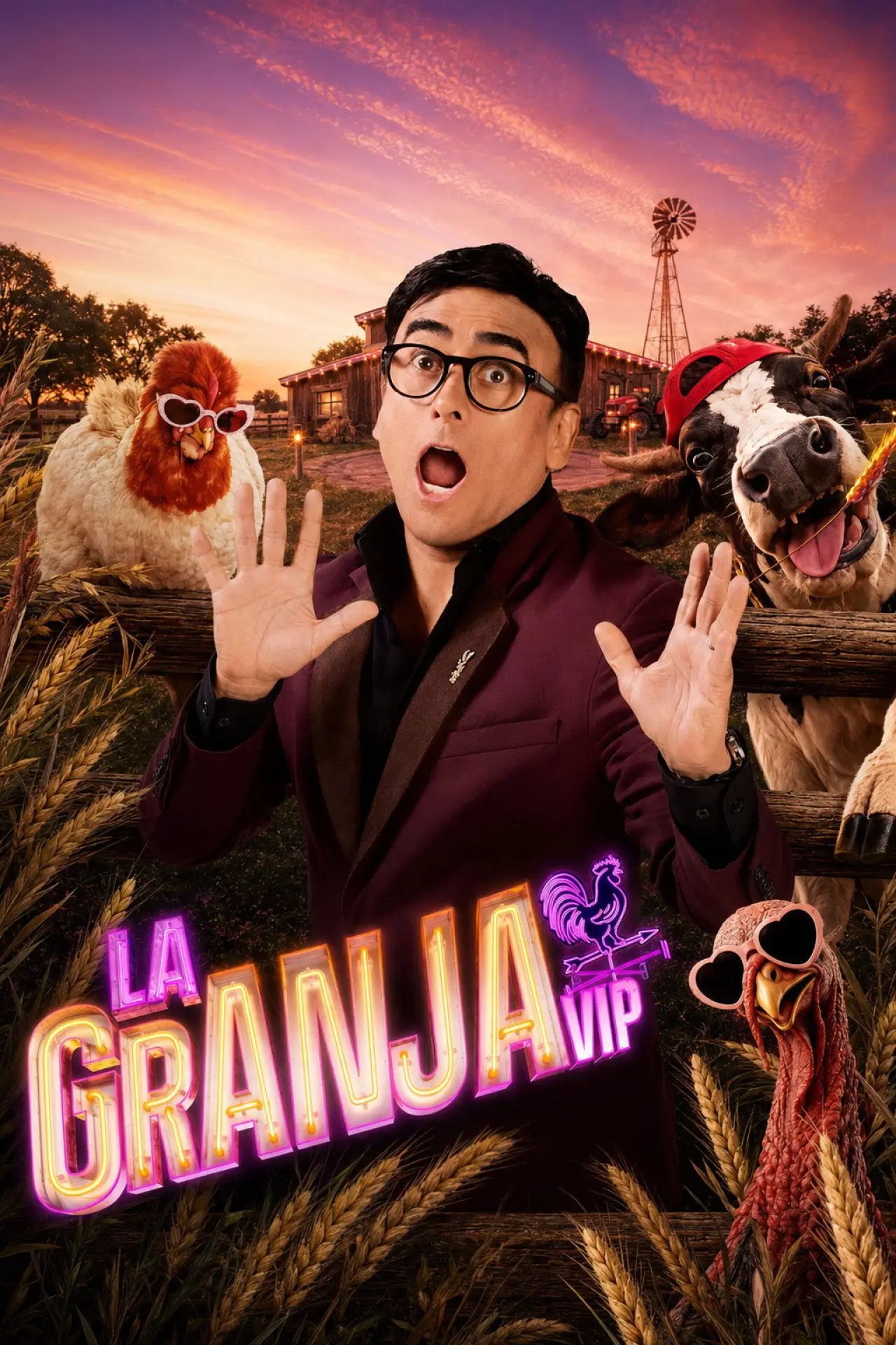Plakat serialu "La Granja VIP México"