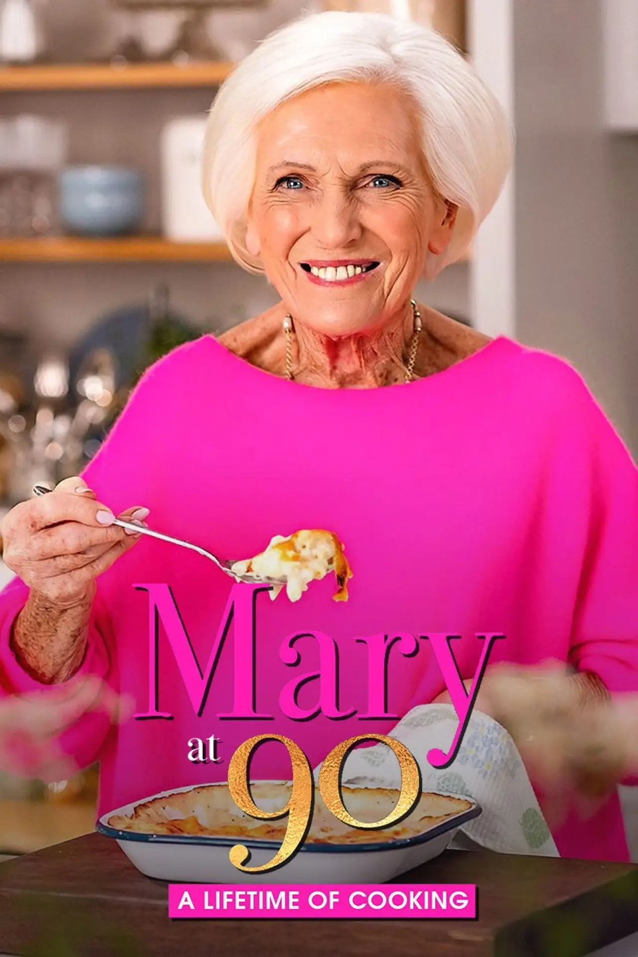 Plakat serialu "Mary na dziewięćdziesiątce: Życie z gotowaniem"