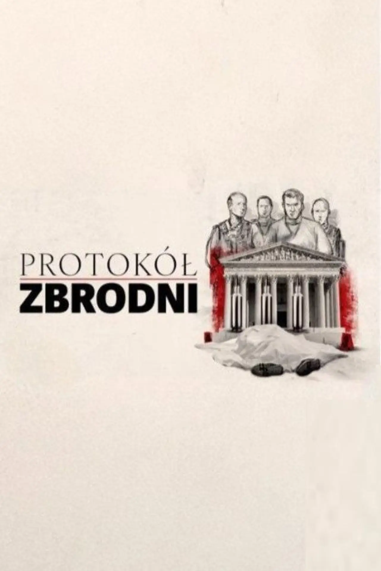 Plakat serialu "Protokół zbrodni"