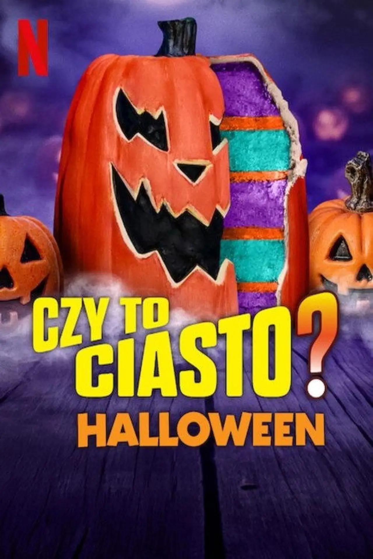 Plakat serialu "Czy to ciasto? Halloween"