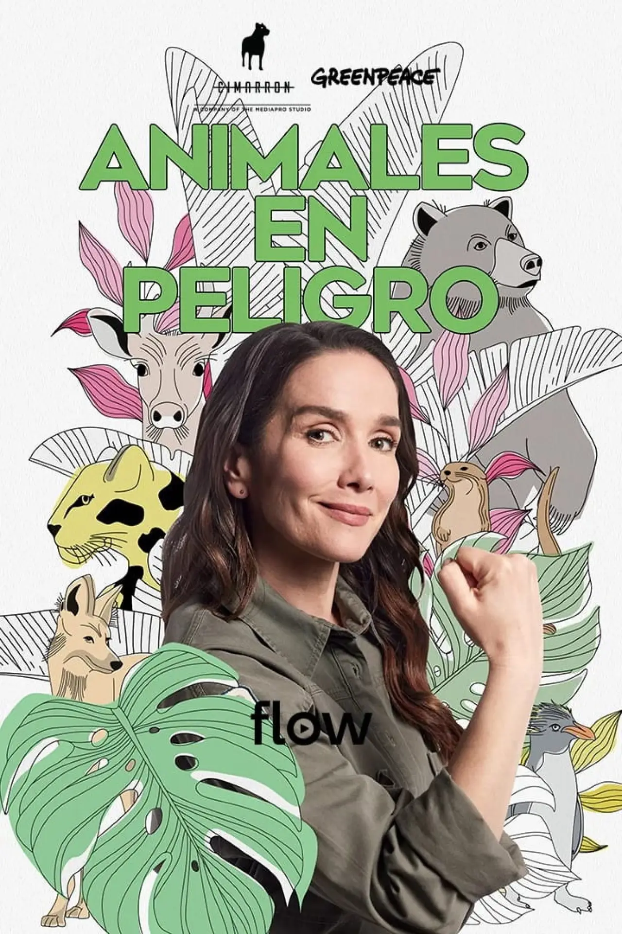 Plakat serialu "Animales en peligro"