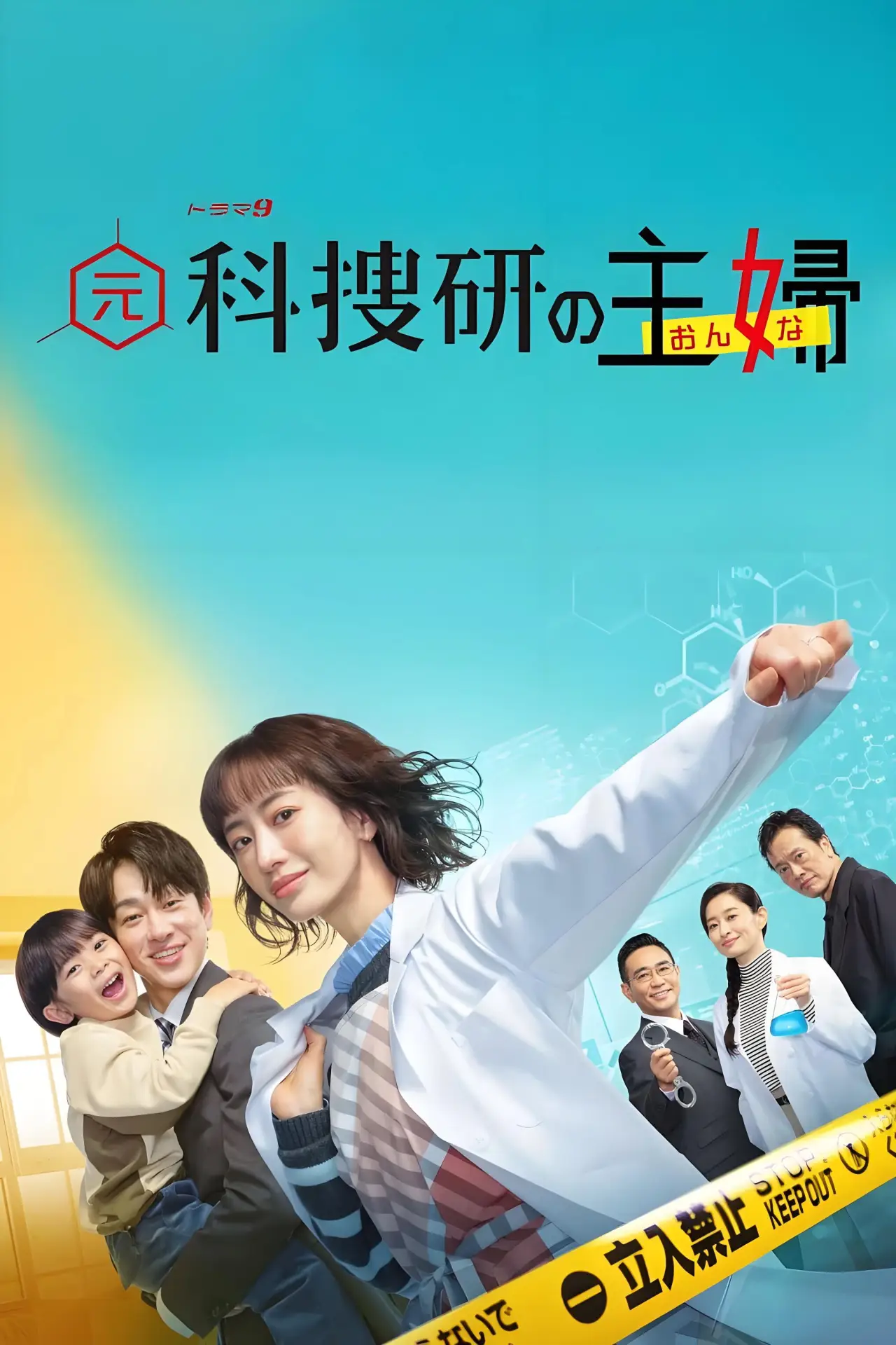 Plakat serialu "元科捜研の主婦"