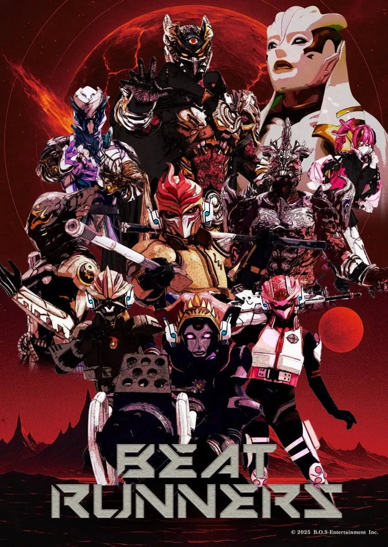 Plakat serialu "BEAT RUNNERS"