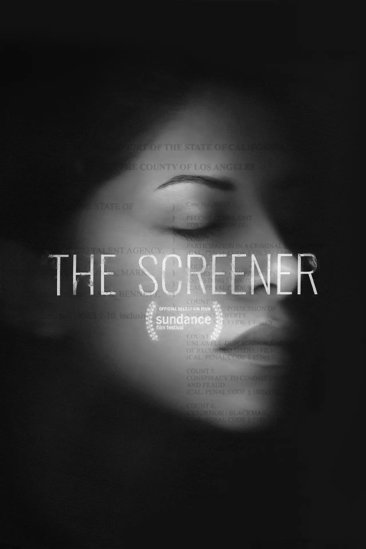 Plakat serialu "The Screener"