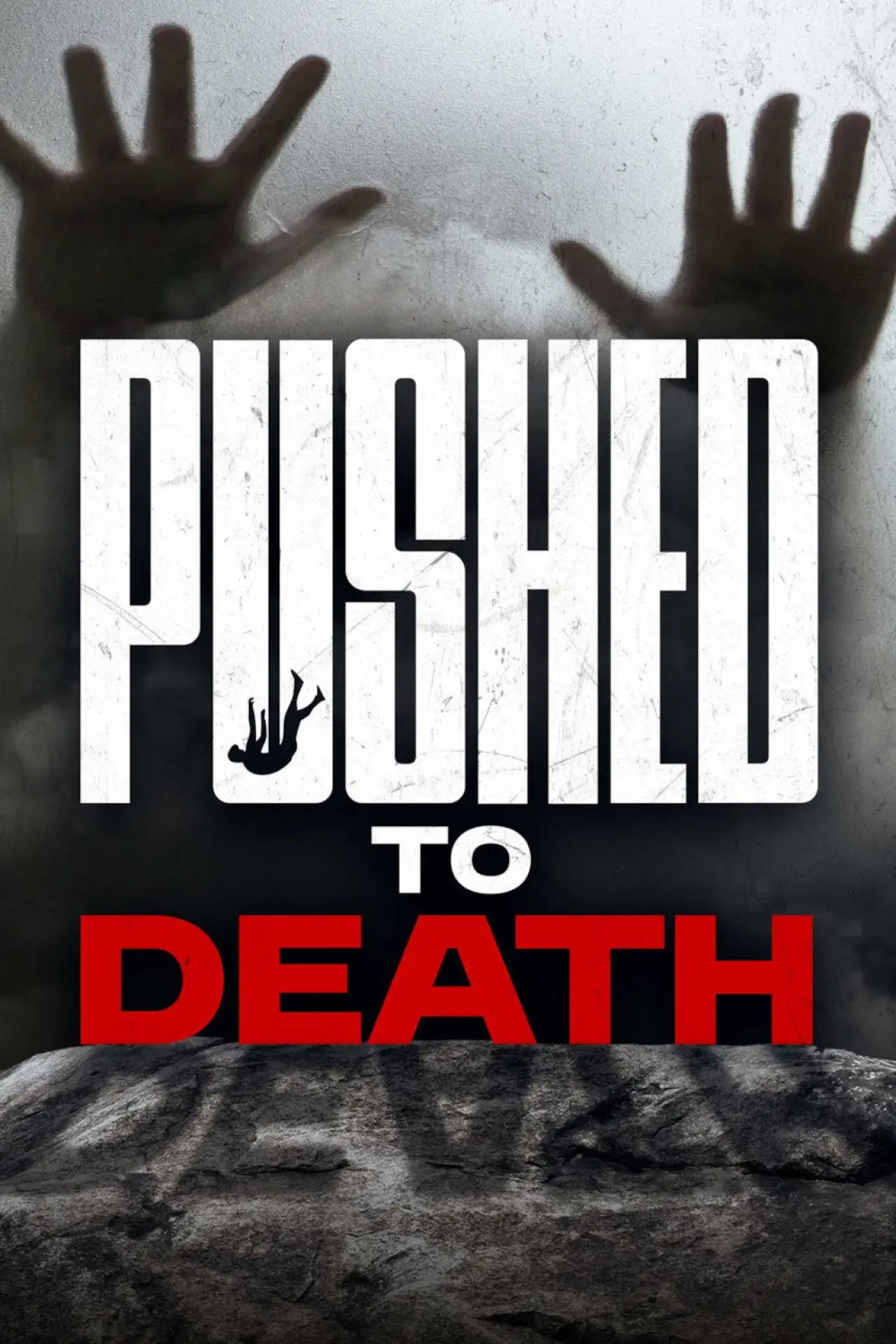 Plakat serialu "Zepchnięty na śmierć"