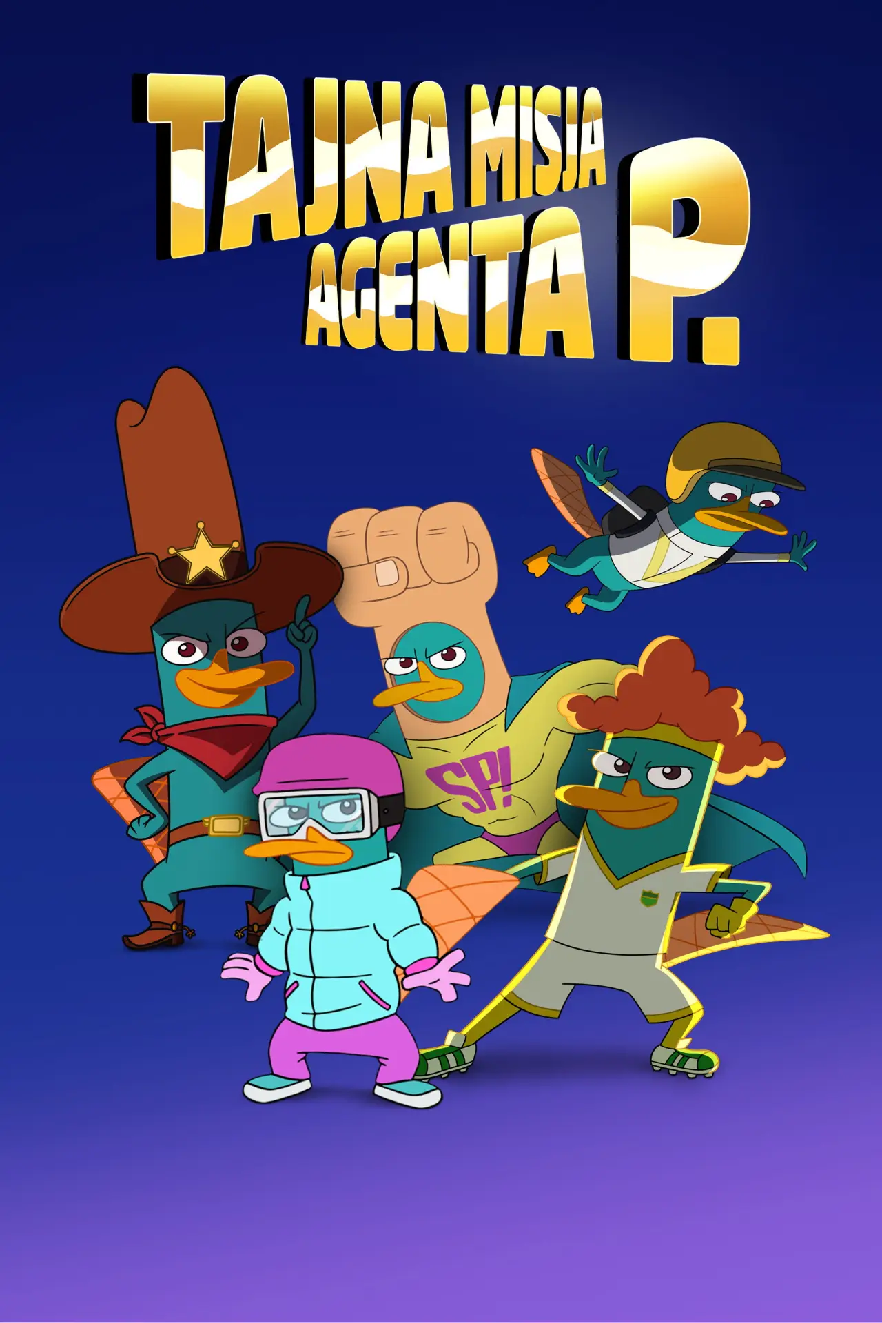 Plakat serialu "Tajna misja agenta P"