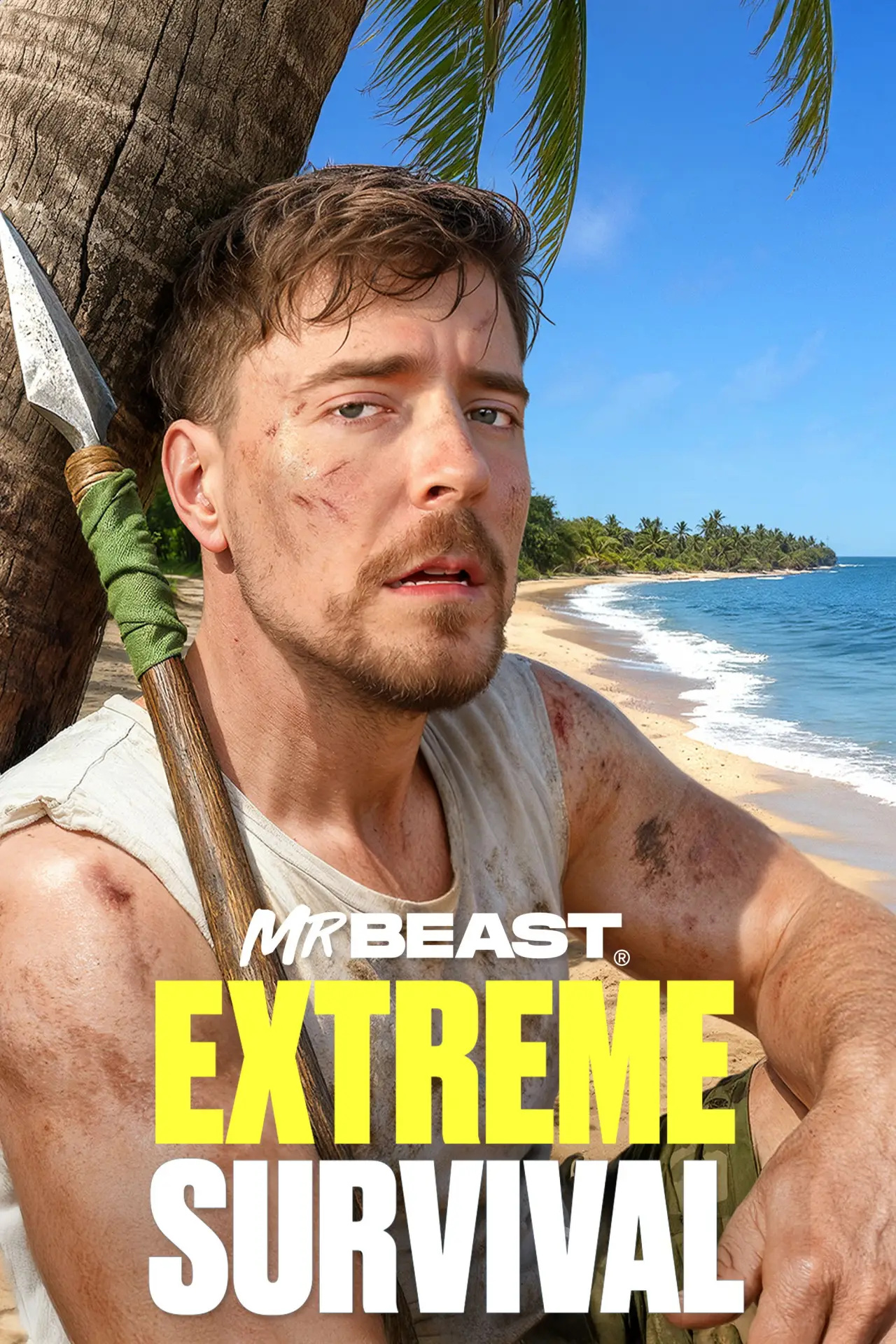 Plakat serialu "MrBeast: Ekstremalne przetrwanie!"