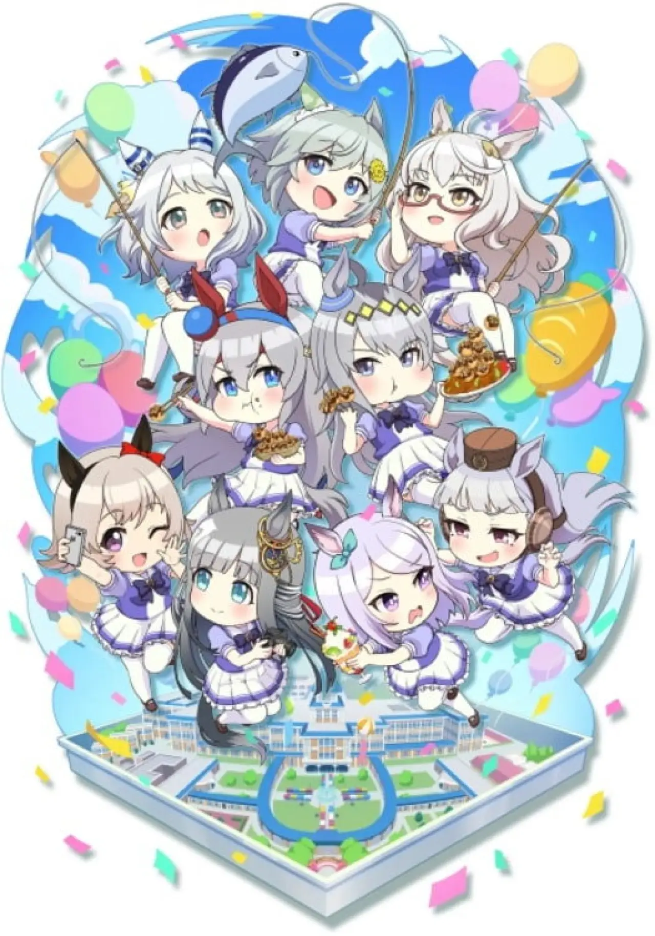 Plakat serialu "うまゆる ぷりてぃ～ぐれい"