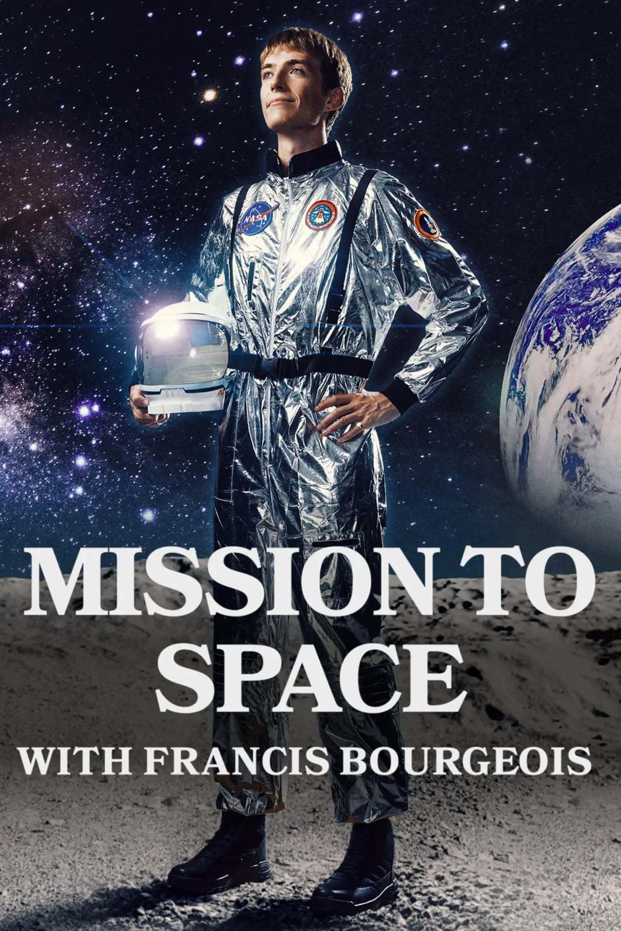 Plakat serialu "Misja w kosmos z Francisem Bourgeois"