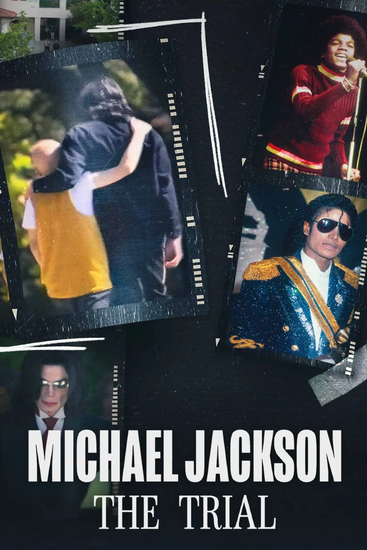 Plakat serialu "Michael Jackson: The Trial"