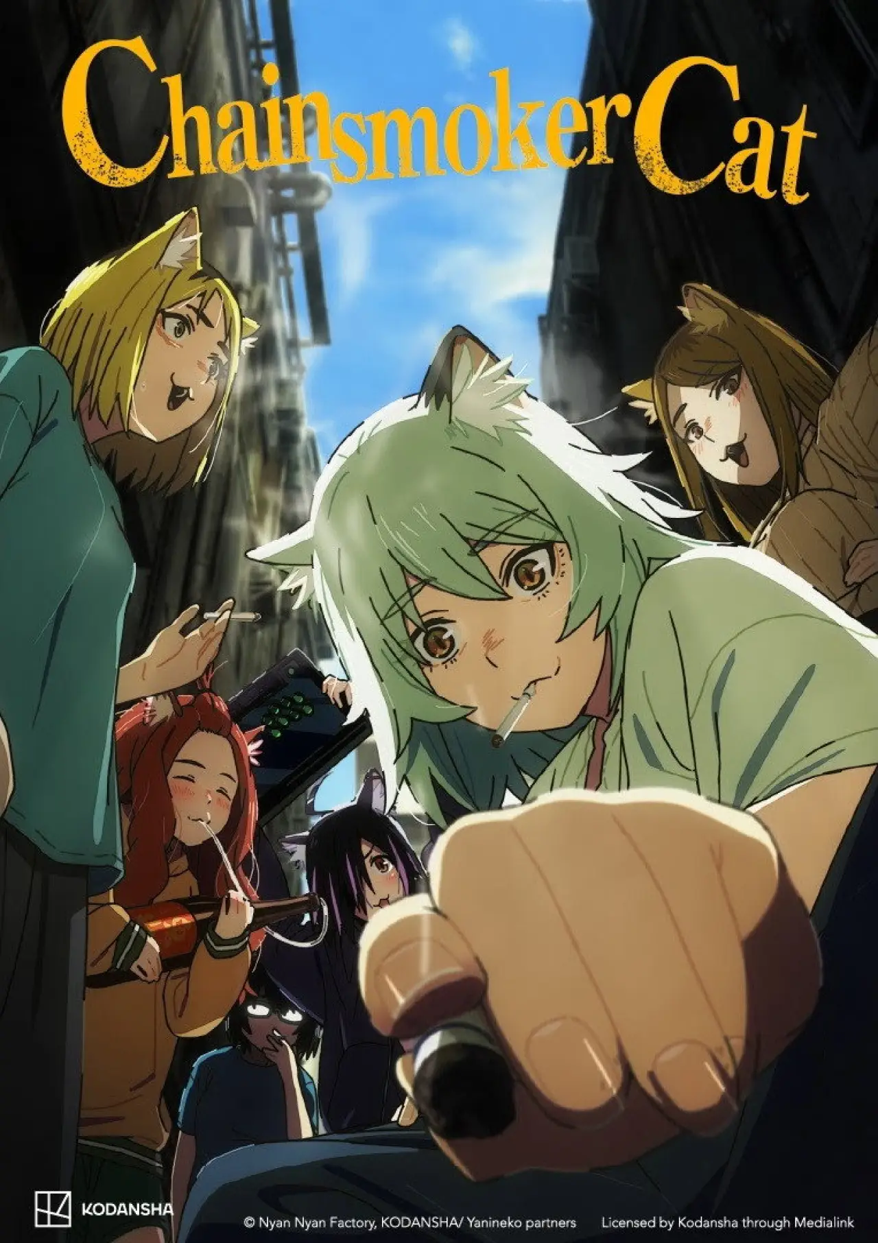 Постер к сериалу "Chainsmoker Cat"