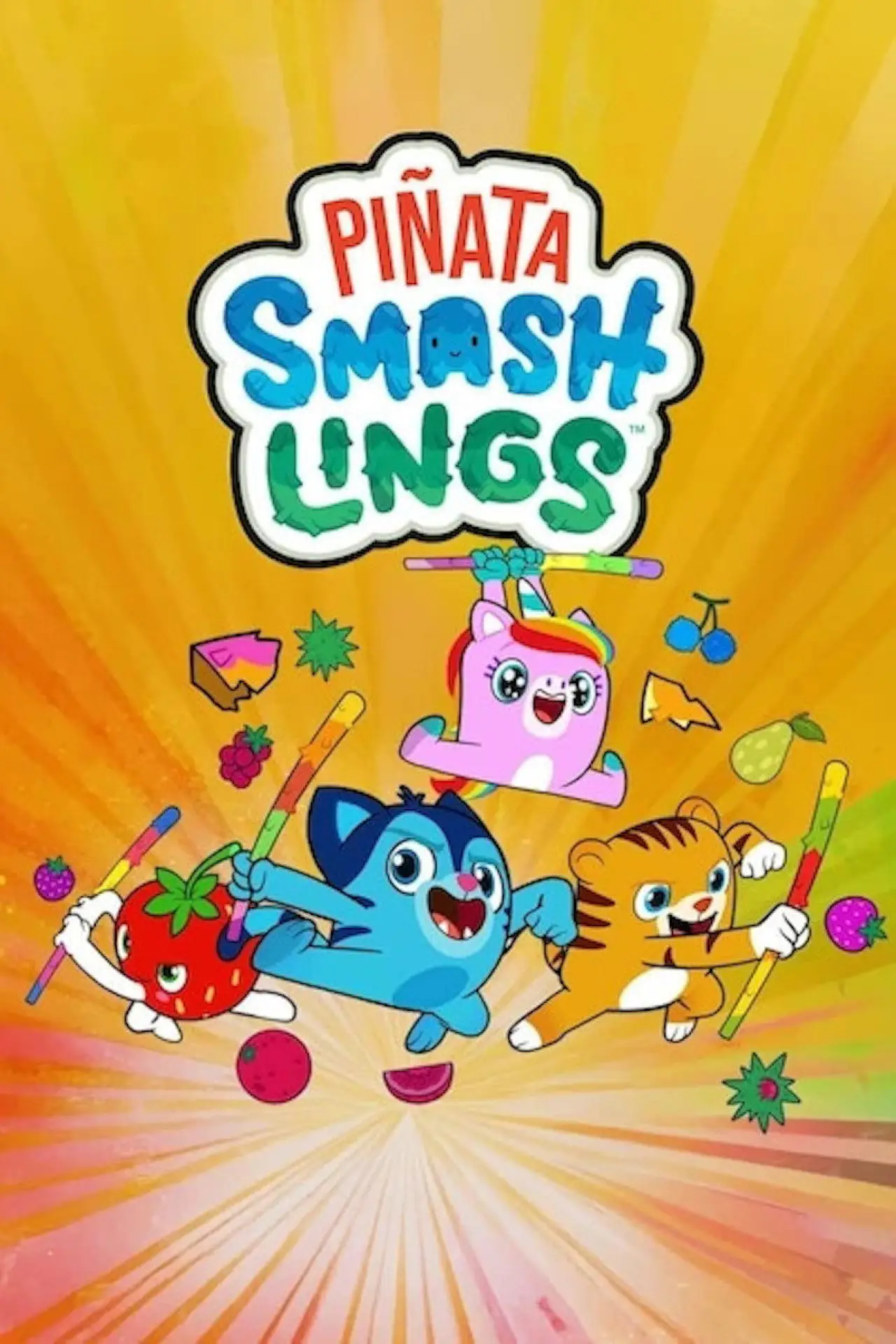 Plakat serialu "Piñata Smashlings"