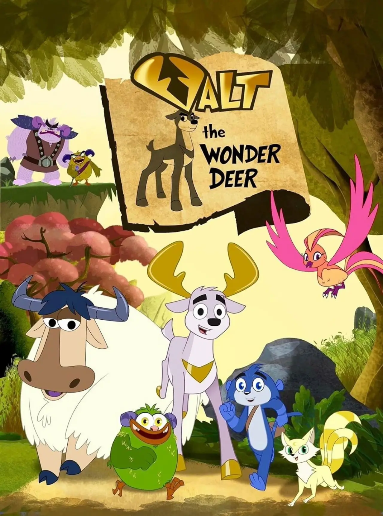 Plakat serialu "Valt the Wonder Deer"