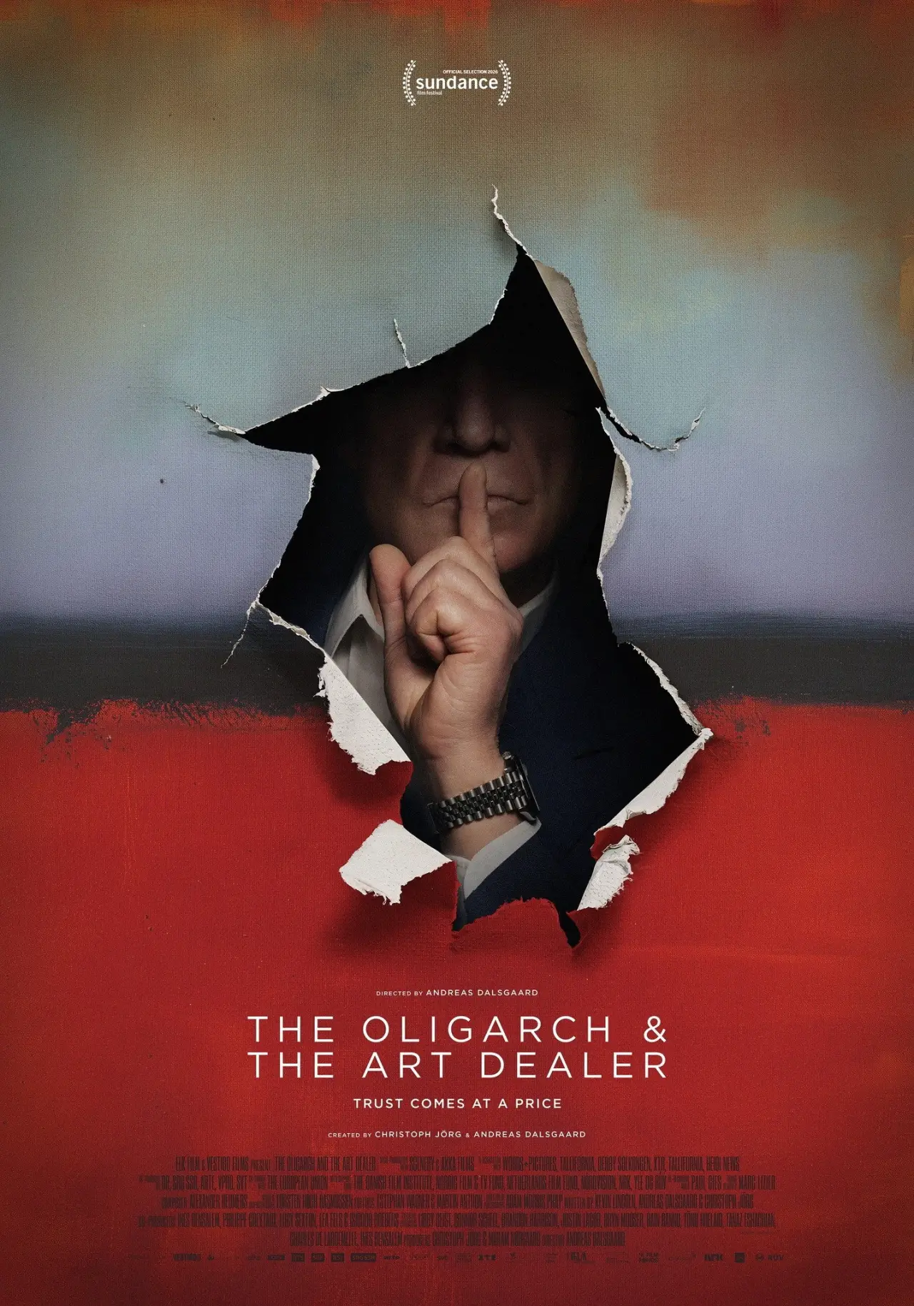 Plakat serialu "Oligarcha i handlarz dziełami sztuki"