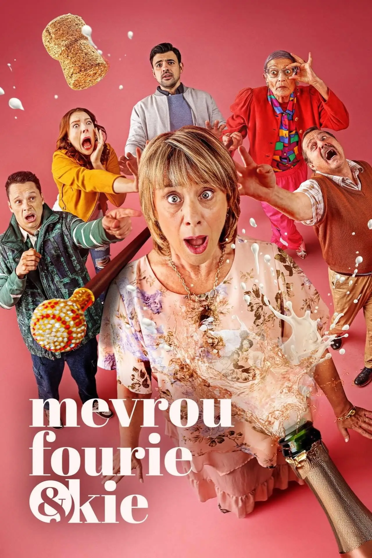 Plakat serialu "Pani Fourie i Kie"