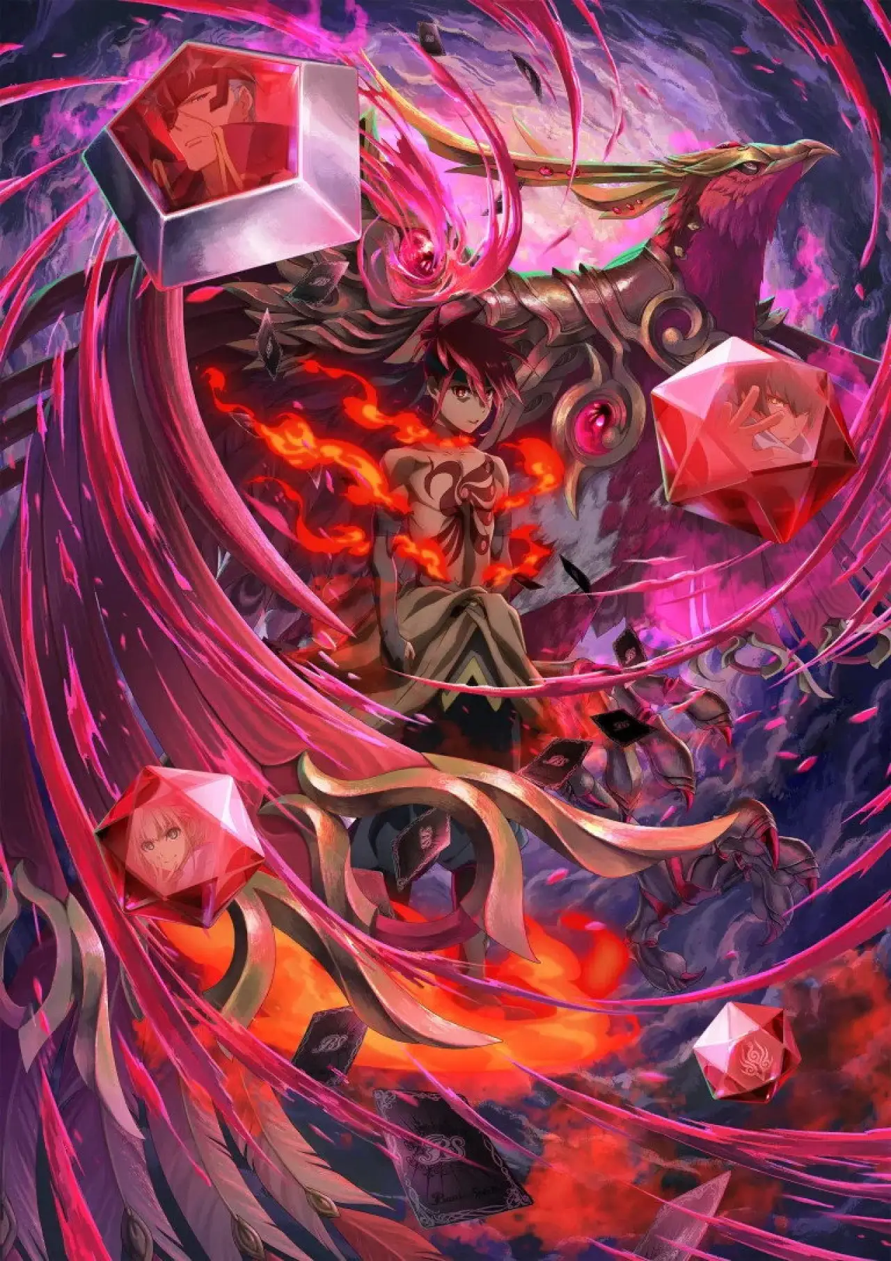 Plakat serialu "Battle Spirits [Re] 絶界の空"