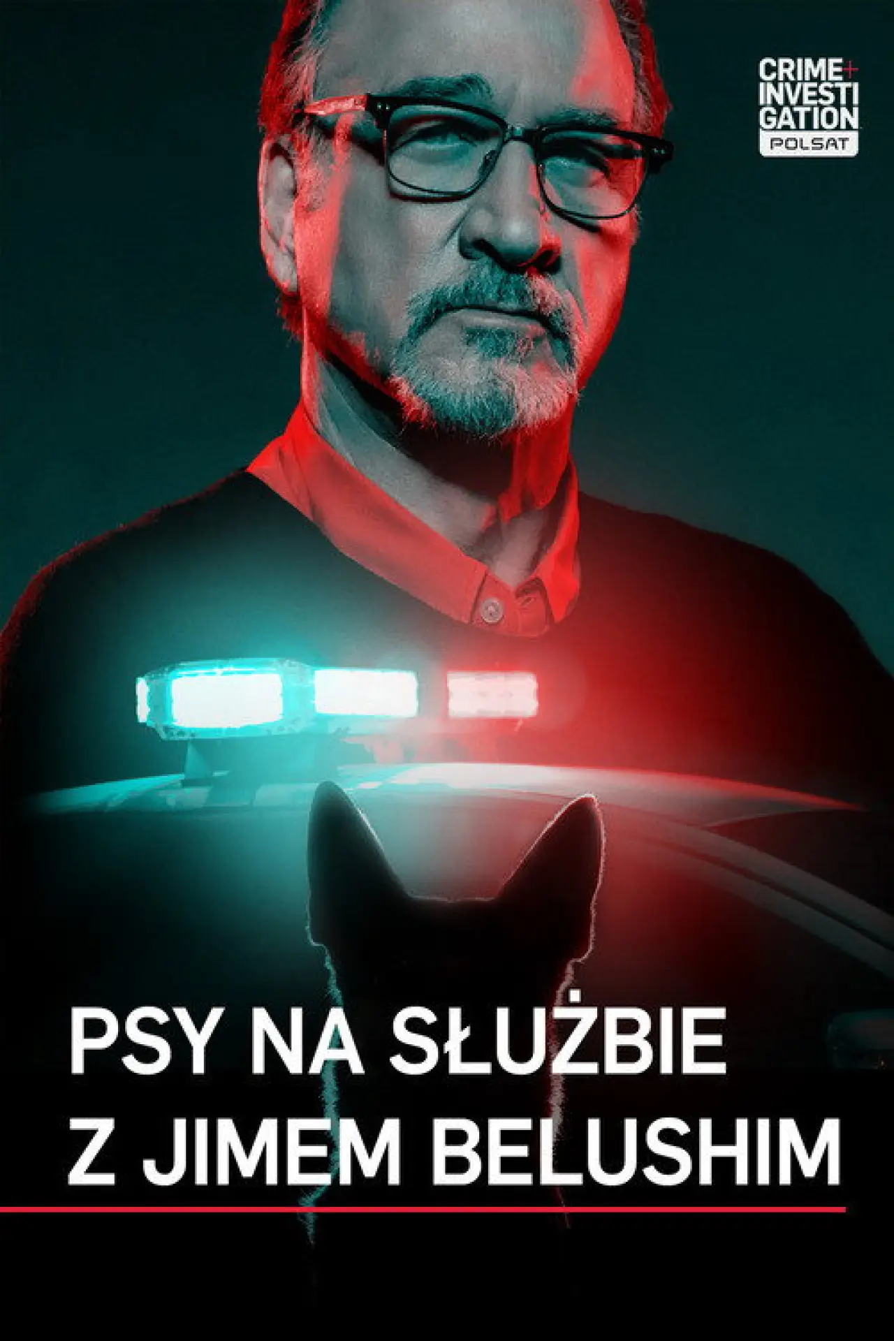 Plakat serialu "Psy na służbie z Jimem Belushim"
