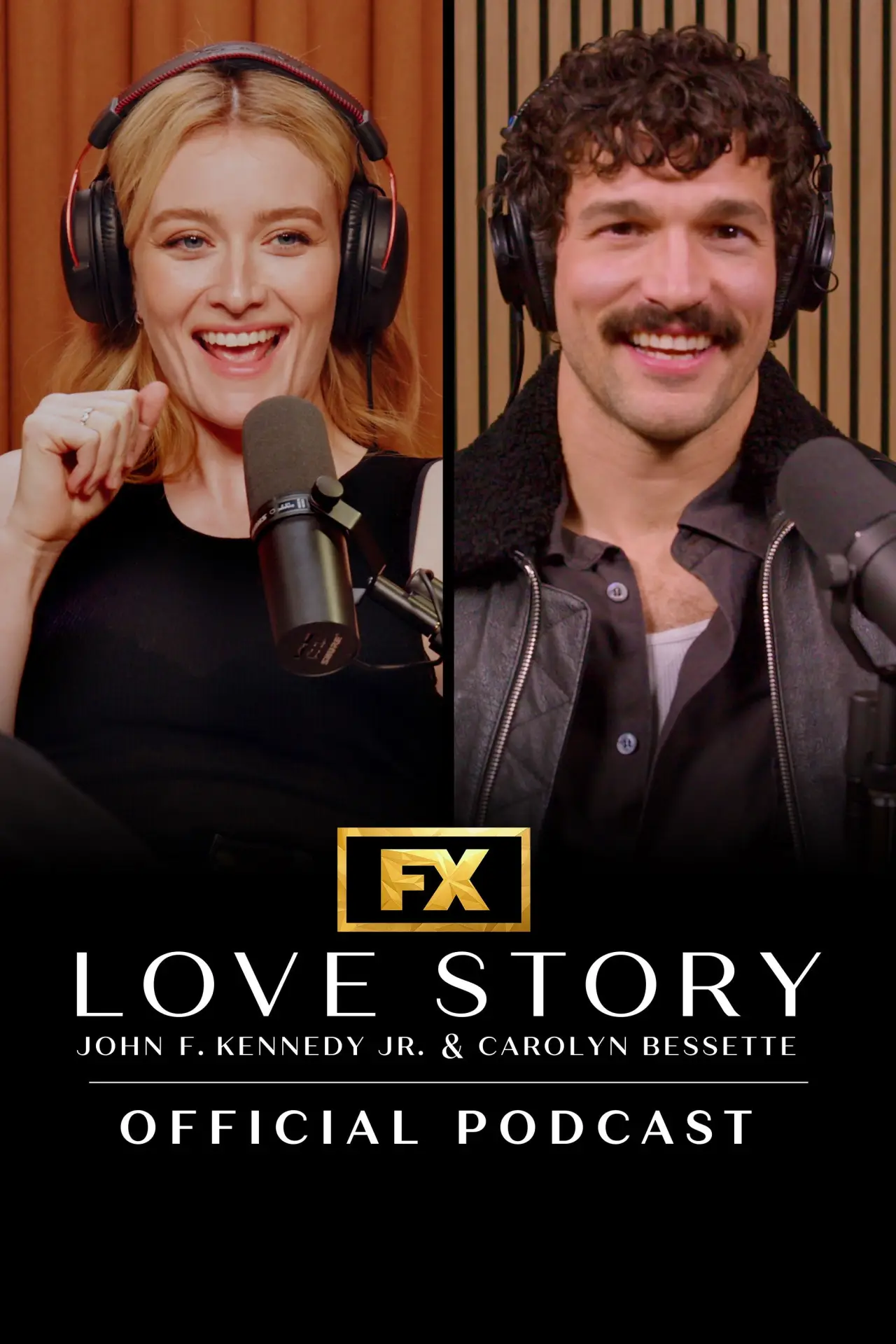 Plakat serialu "Love Story: John F. Kennedy Jr. & Carolyn Bessette Official Podcast"