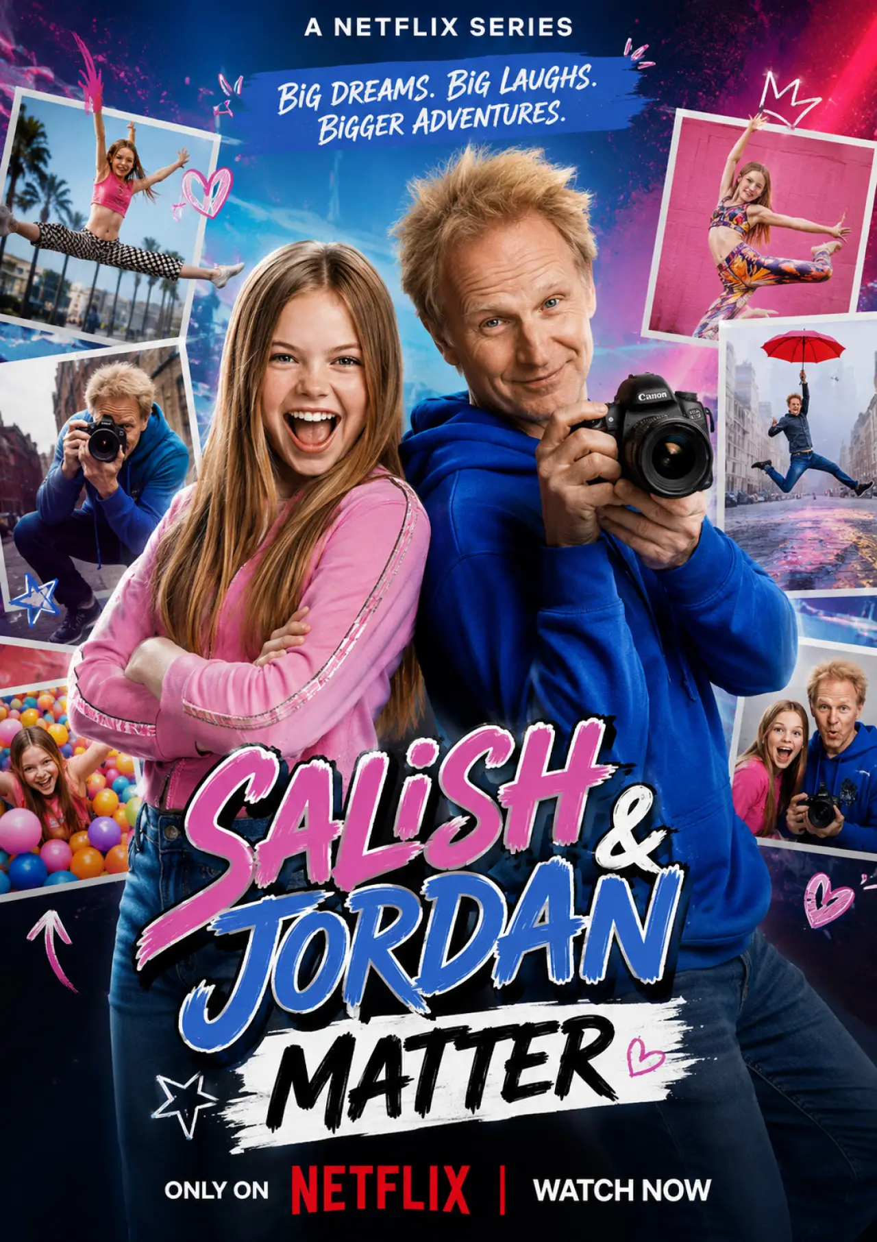 Plakat serialu "Salish & Jordan Matter"