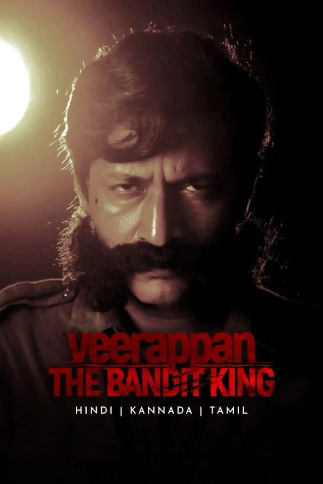 Plakat serialu "Veerappan: Król bandytów"