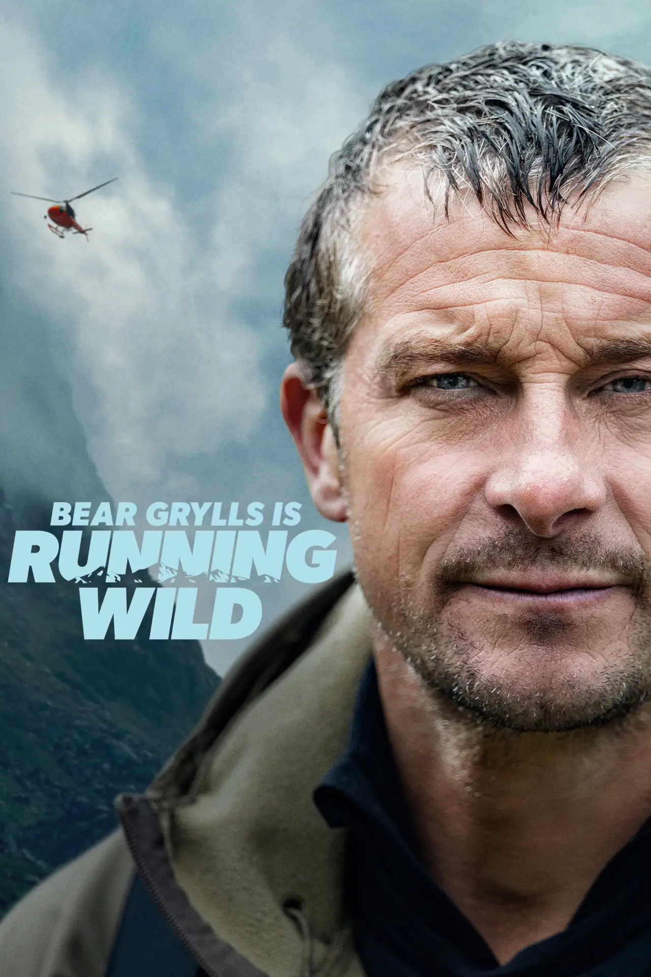 Plakat serialu "Bear Grylls is Running Wild"