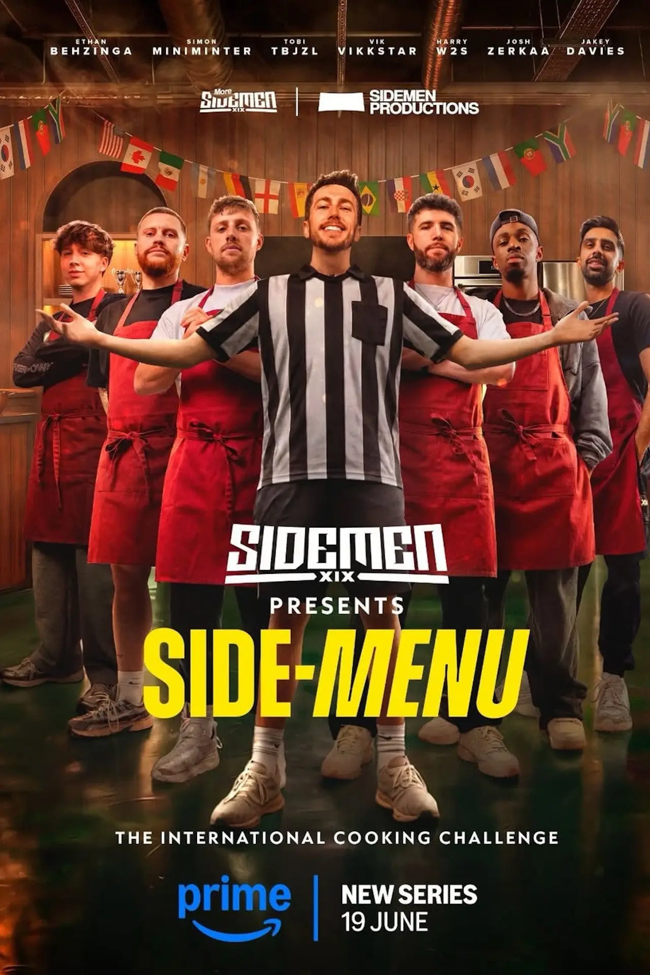 Plakat serialu "Sidemen prezentują: Side-Menu"