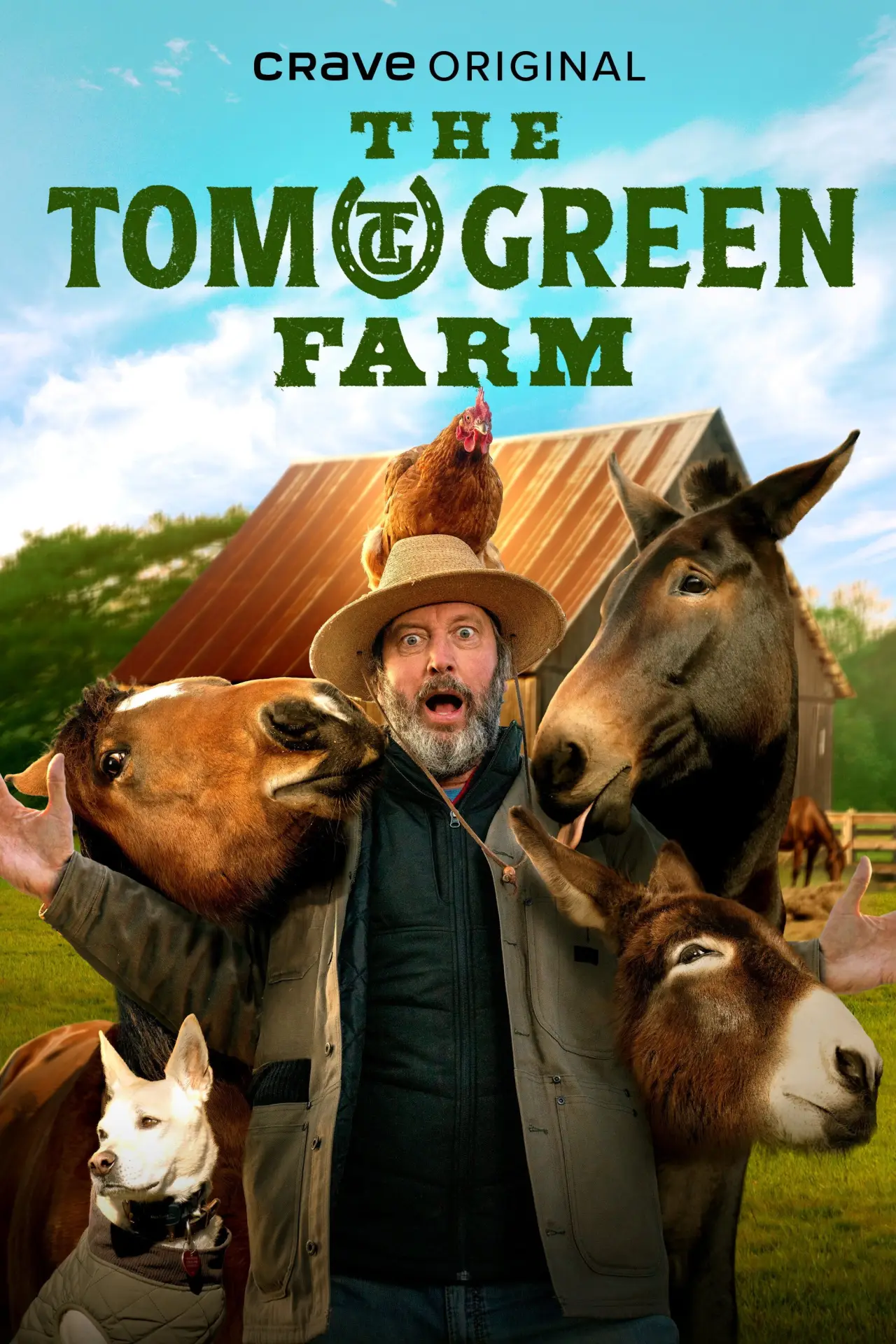 Plakat serialu "Farma Toma Greena"