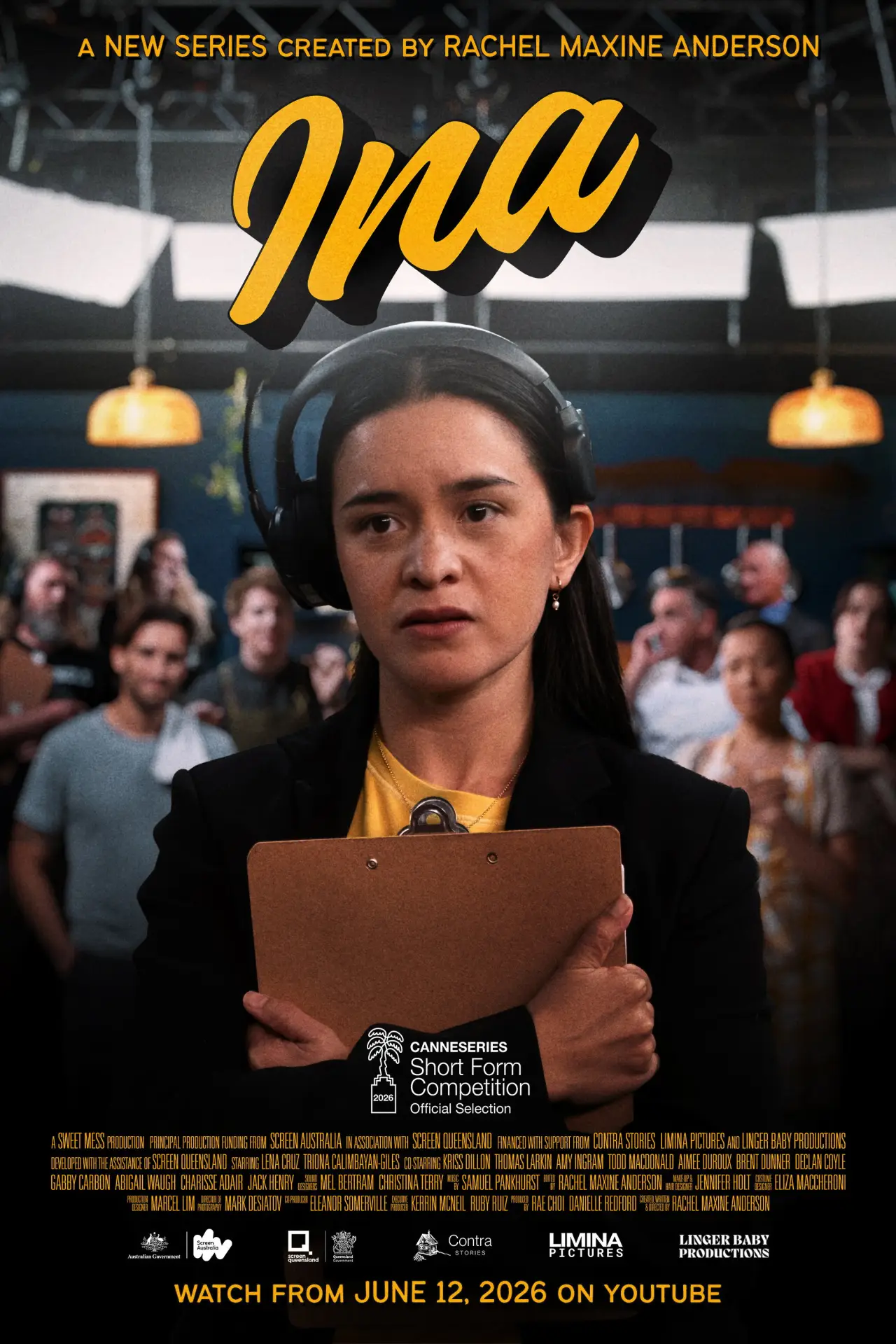 Plakat serialu "Ina"
