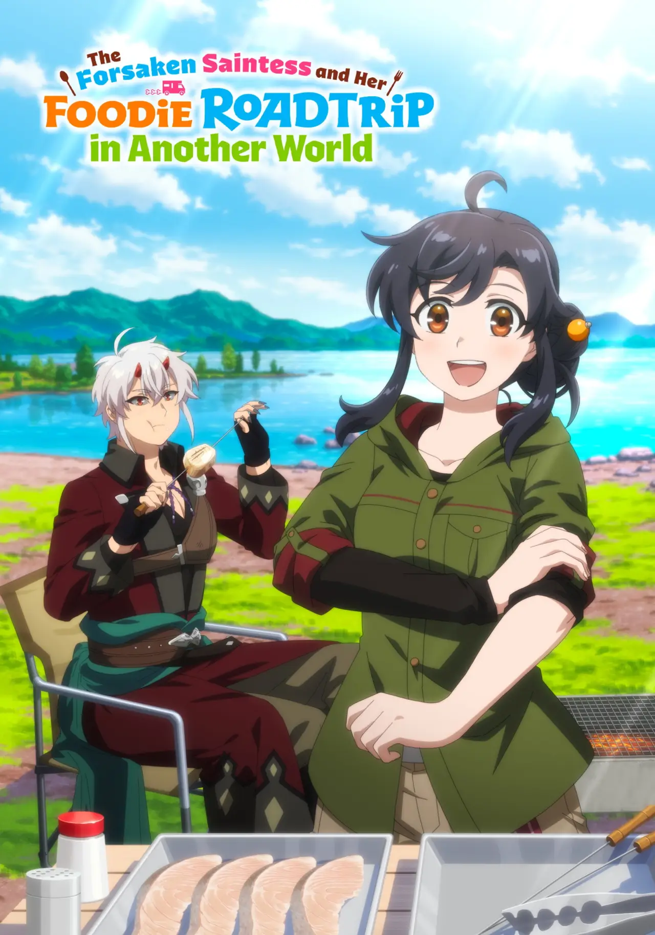 Plakat serialu "The Forsaken Saintess and Her Foodie Road trip in Another World"