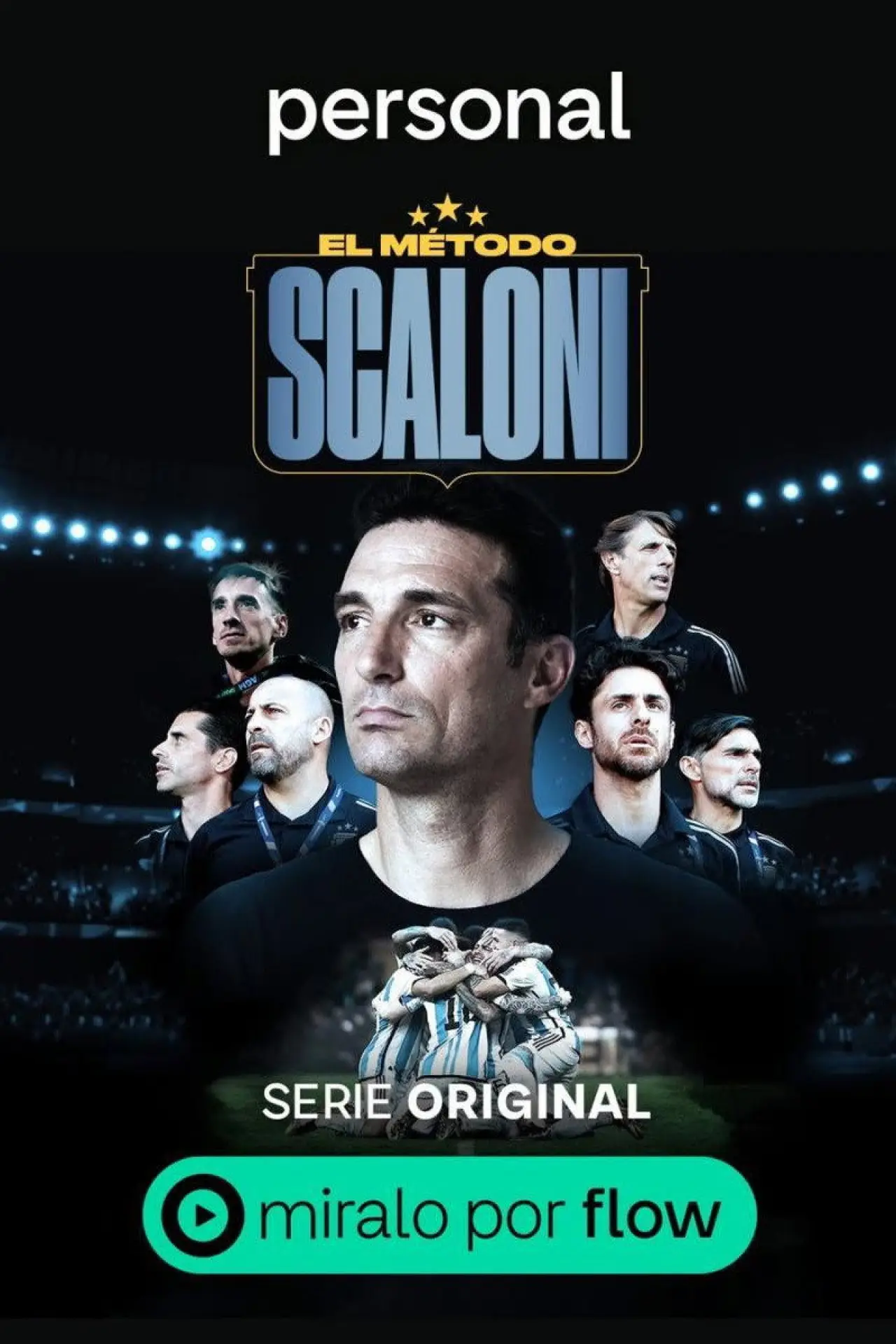 Plakat serialu "El método Scaloni"