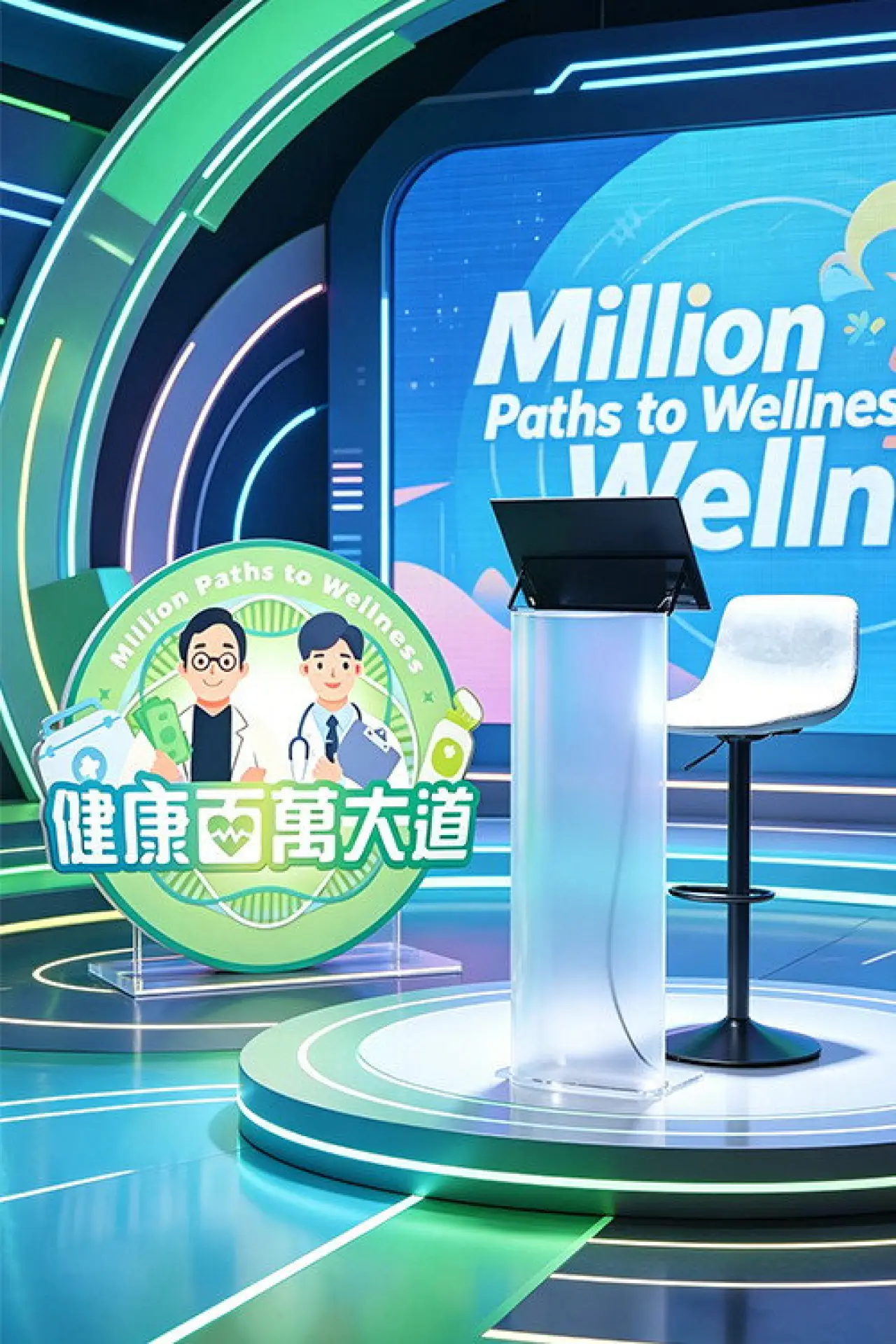 Plakat serialu "健康百萬大道"