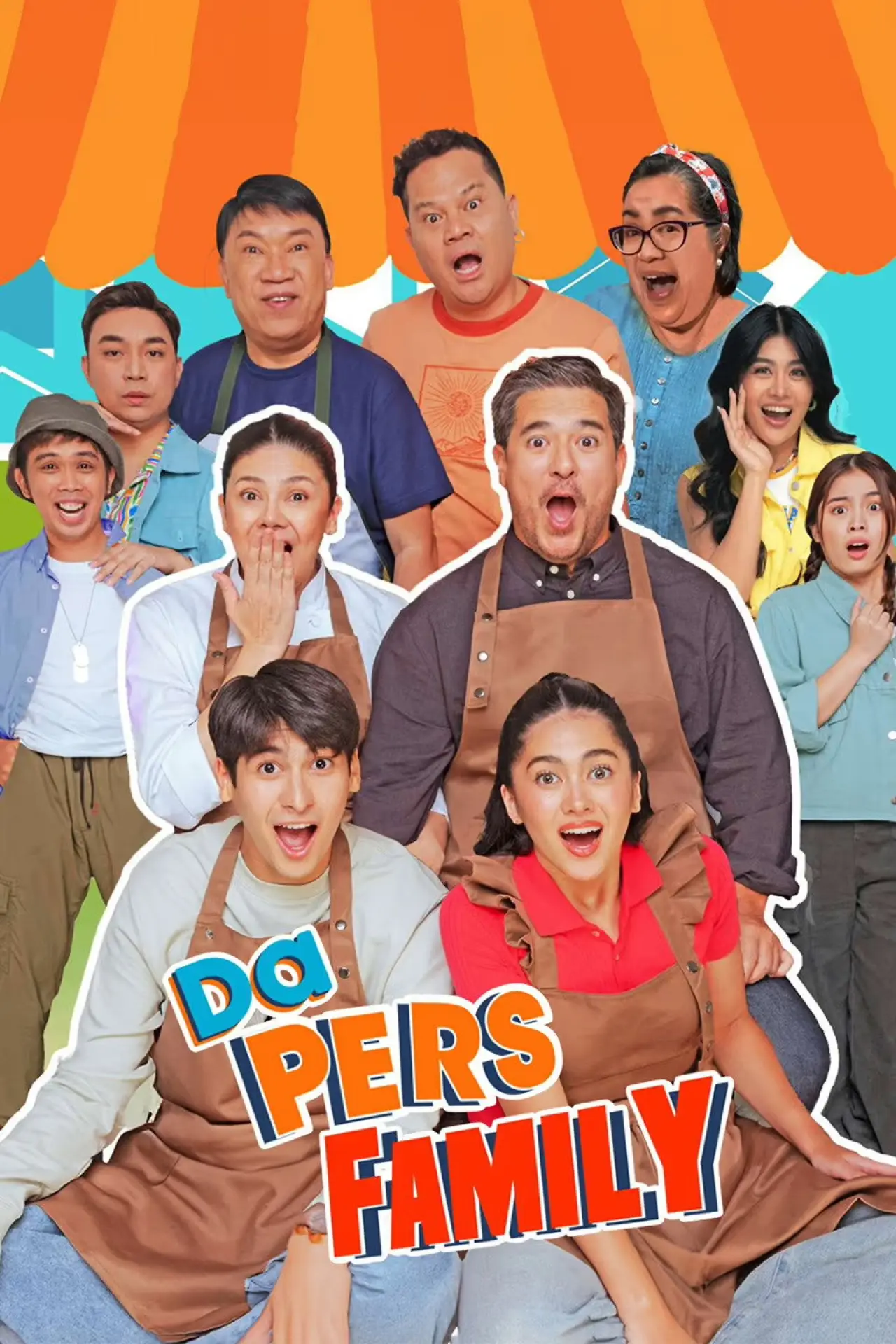 Plakat serialu "Rodzina Da Pers"