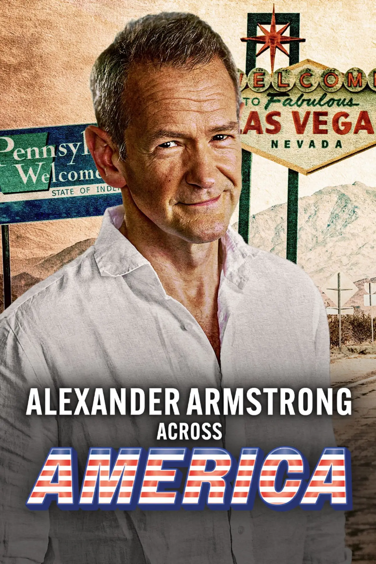 Plakat serialu "Alexander Armstrong Across America"