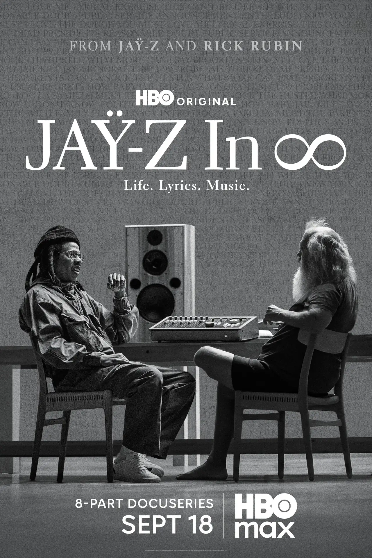 Plakat serialu "JAŸ-Z in 8"