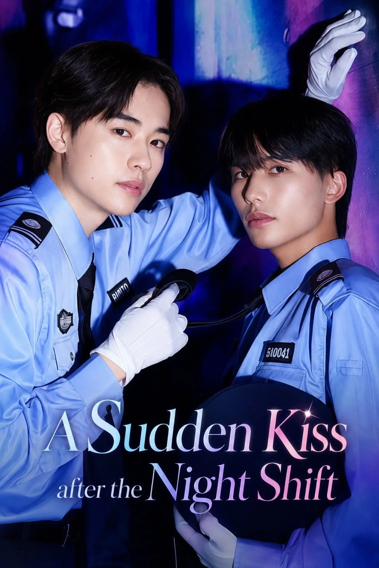Plakat serialu "夜勤明けのキスは突然に"