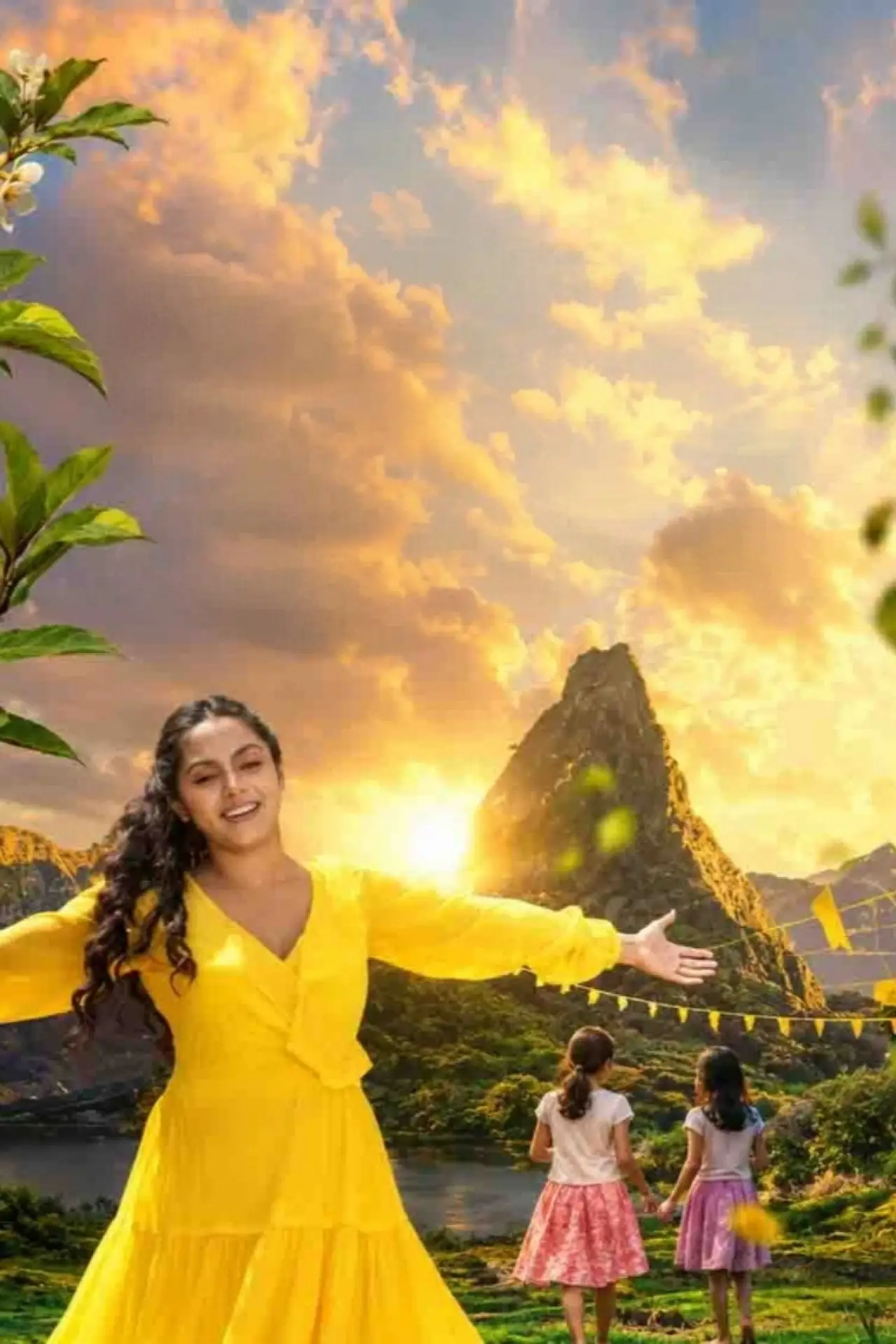 Plakat serialu "Sihina Genena Kumariye"