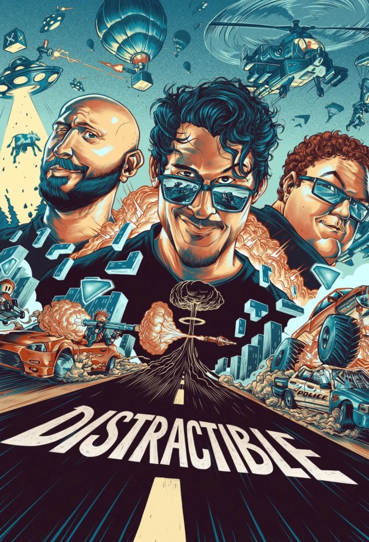 Plakat serialu "Distractible"