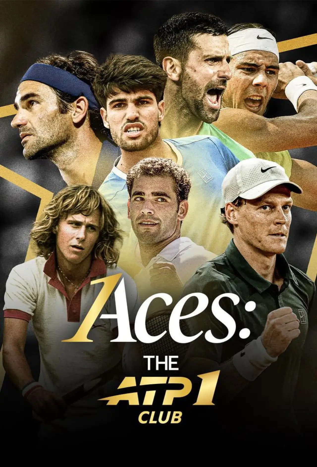 Plakat serialu "Aces: The ATP No.1 Club"