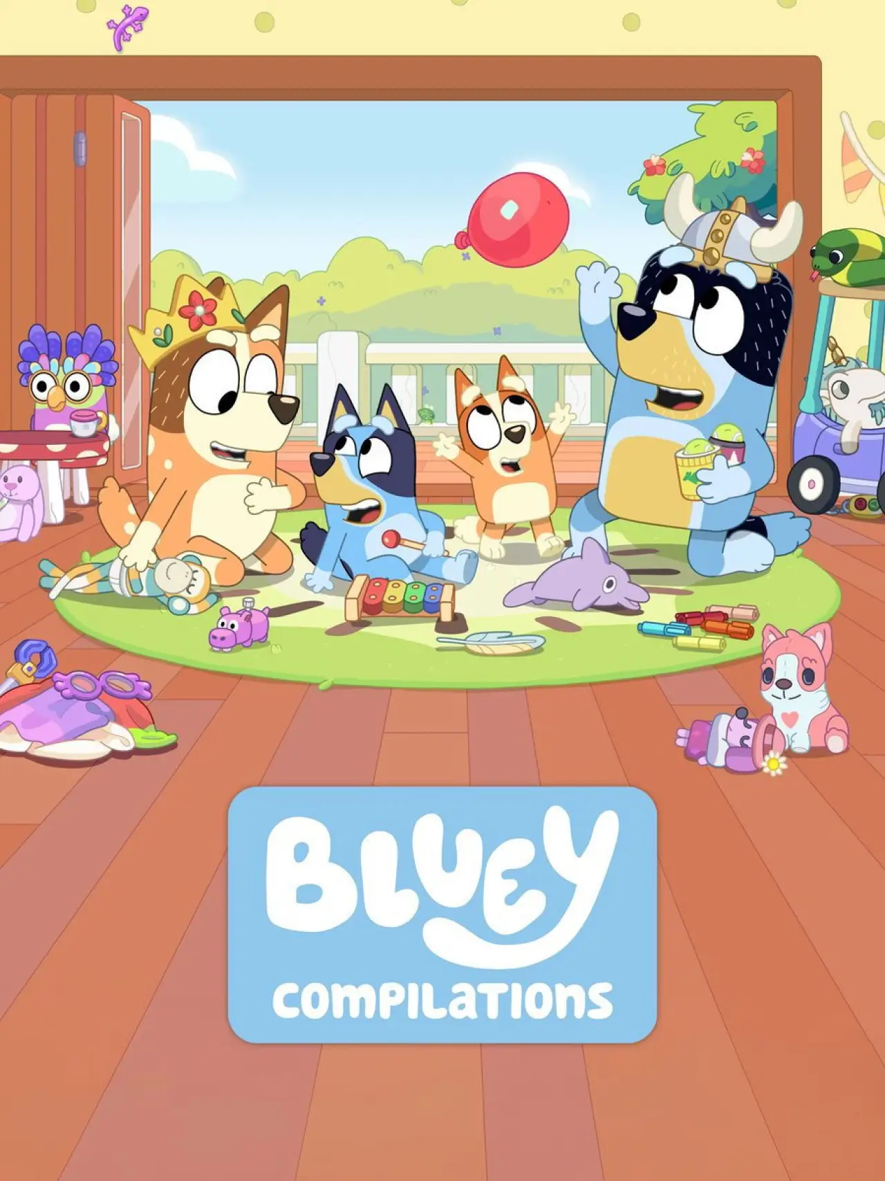 Plakat serialu "Bluey Compilations"