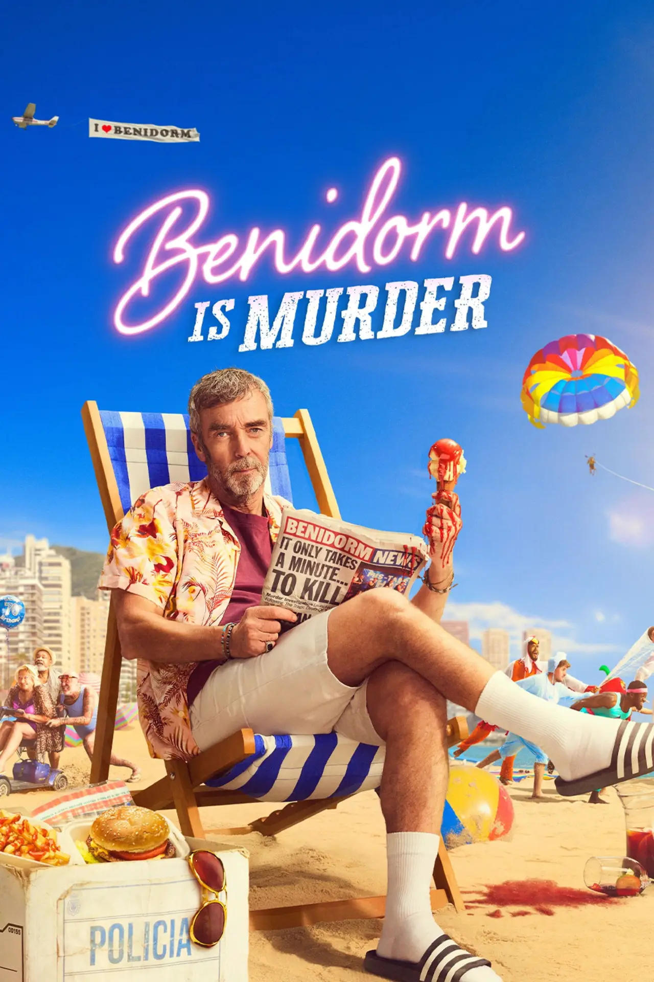 Plakat serialu "Benidorm Is Murder"