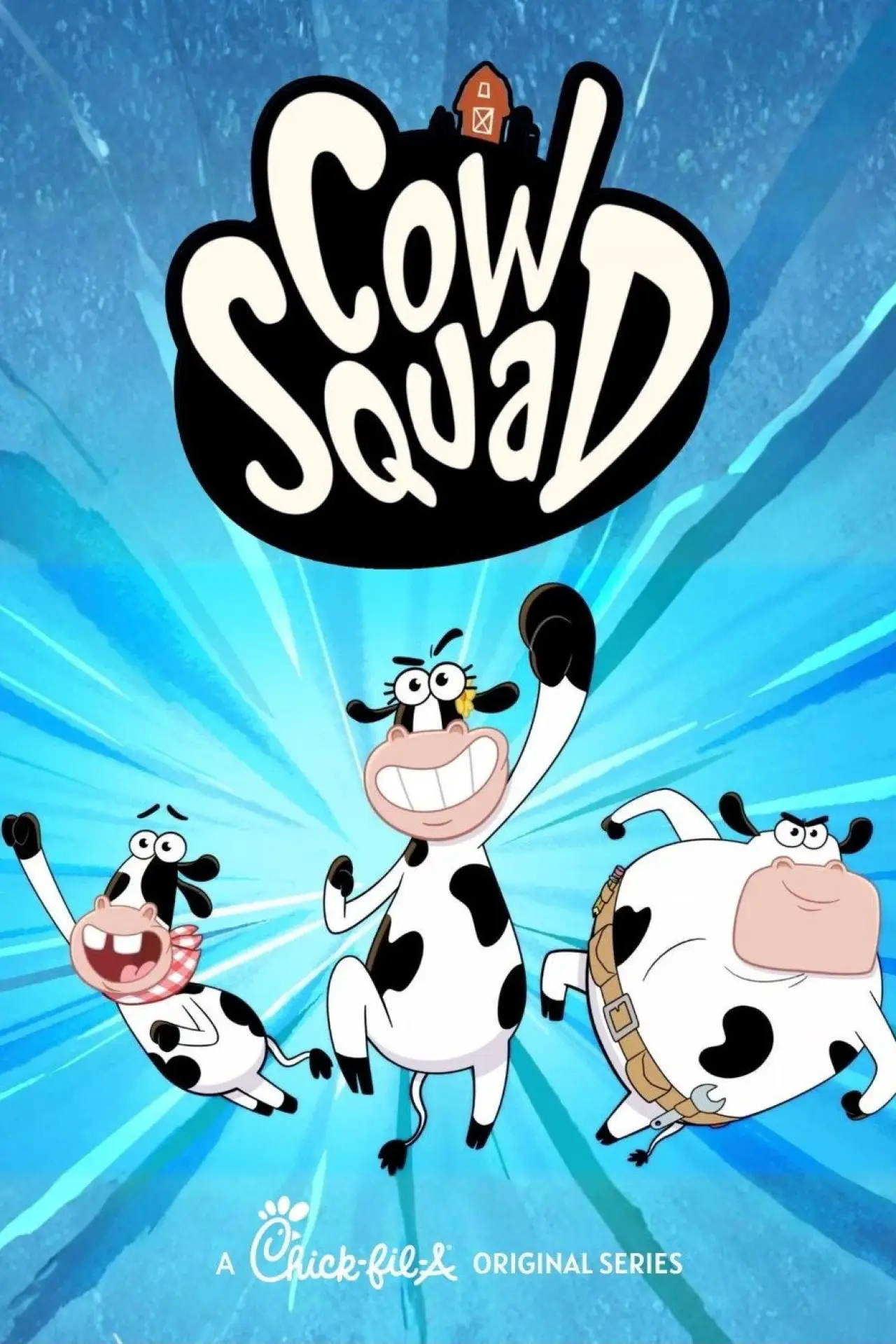 Plakat serialu "Cow Squad"