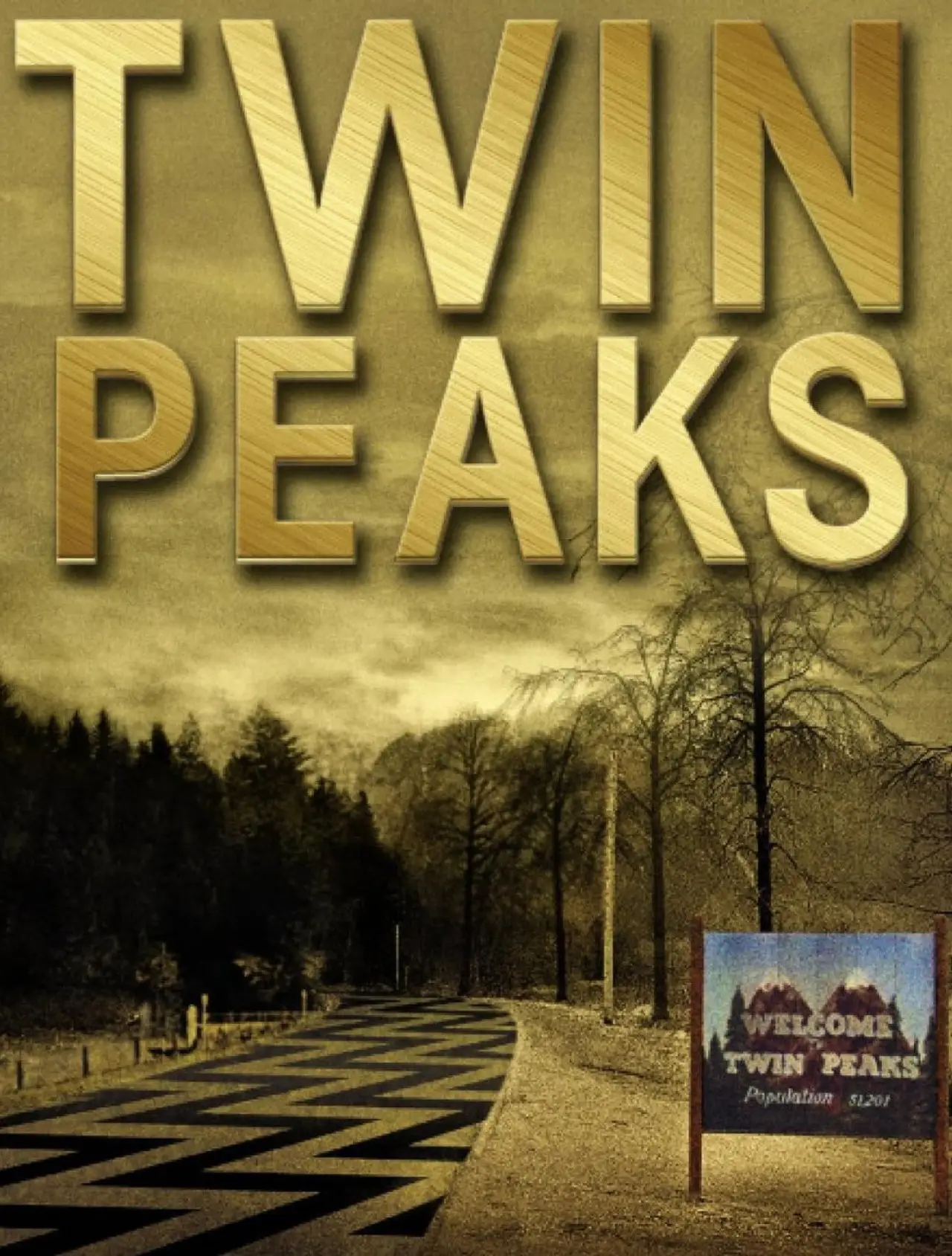 Plakat serialu "Twin Peaks 1990"