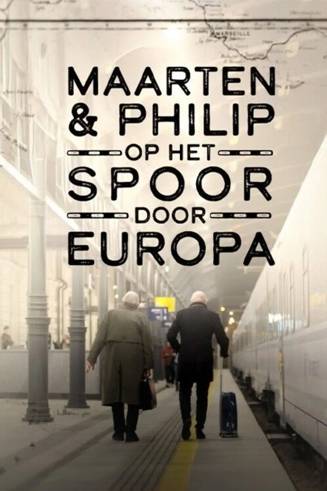 Plakat serialu "Maarten & Philip op het Spoor"