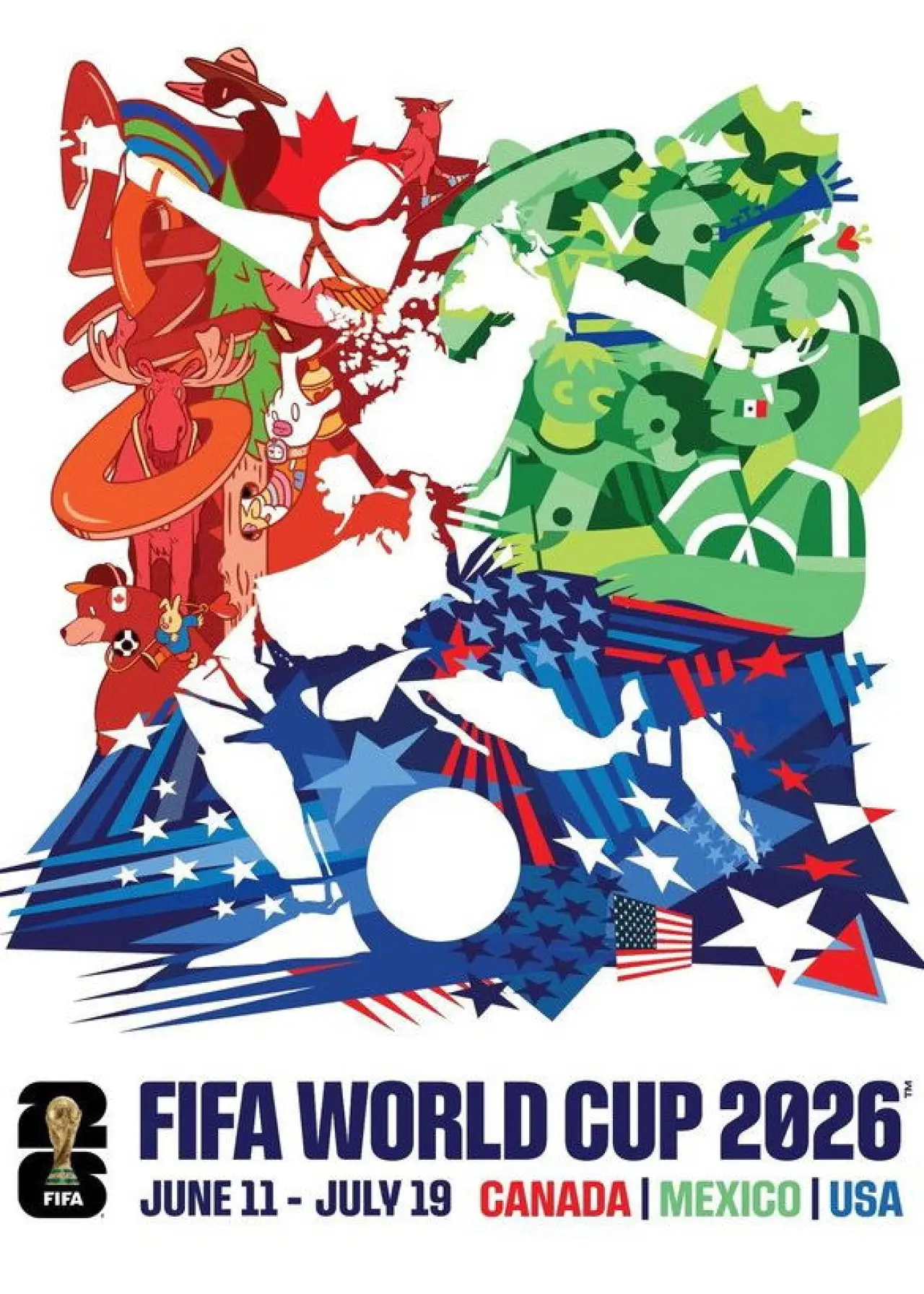 Plakat serialu "2026年国际足联美国加拿大墨西哥世界杯"