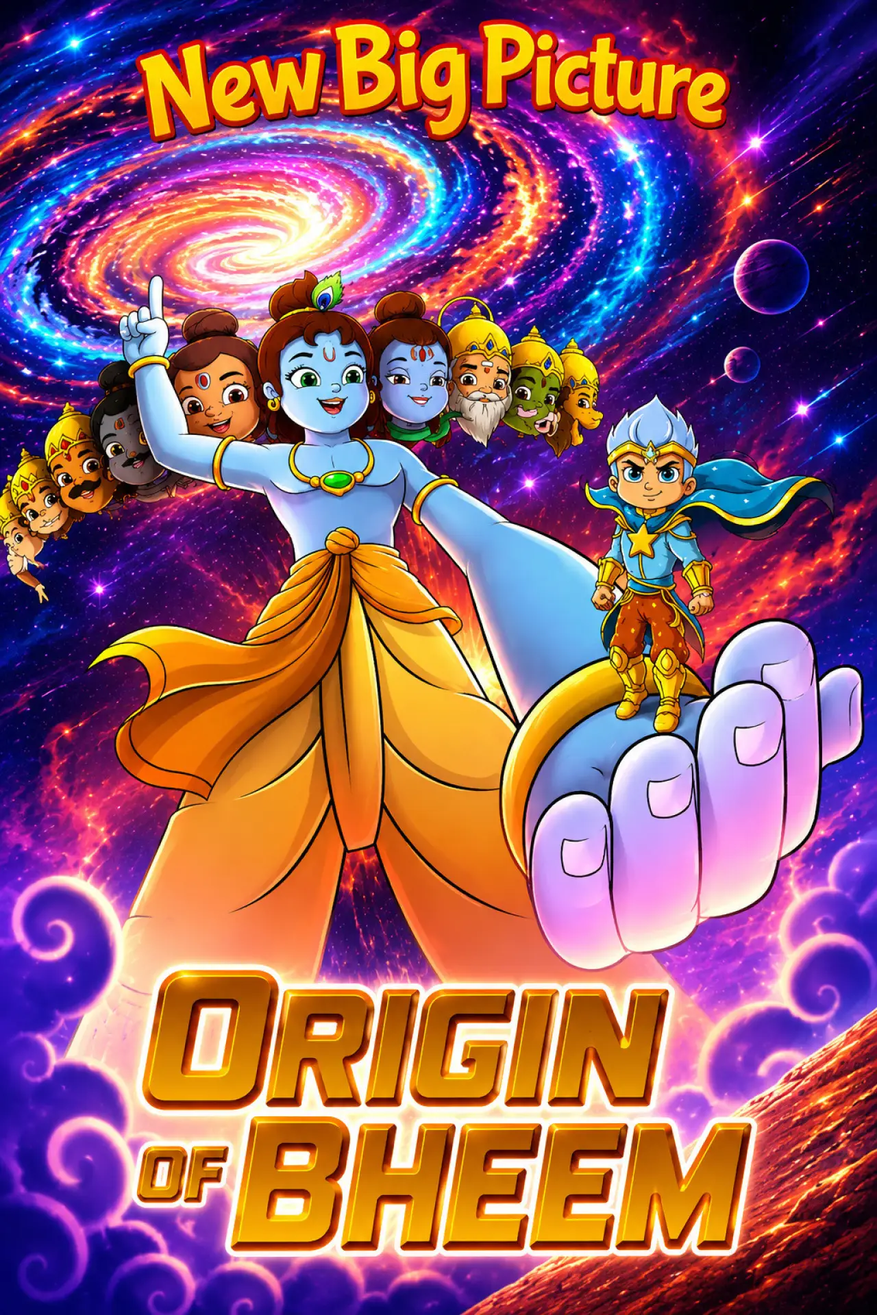 Plakat serialu "Chhota Bheem Origin Of bheem"